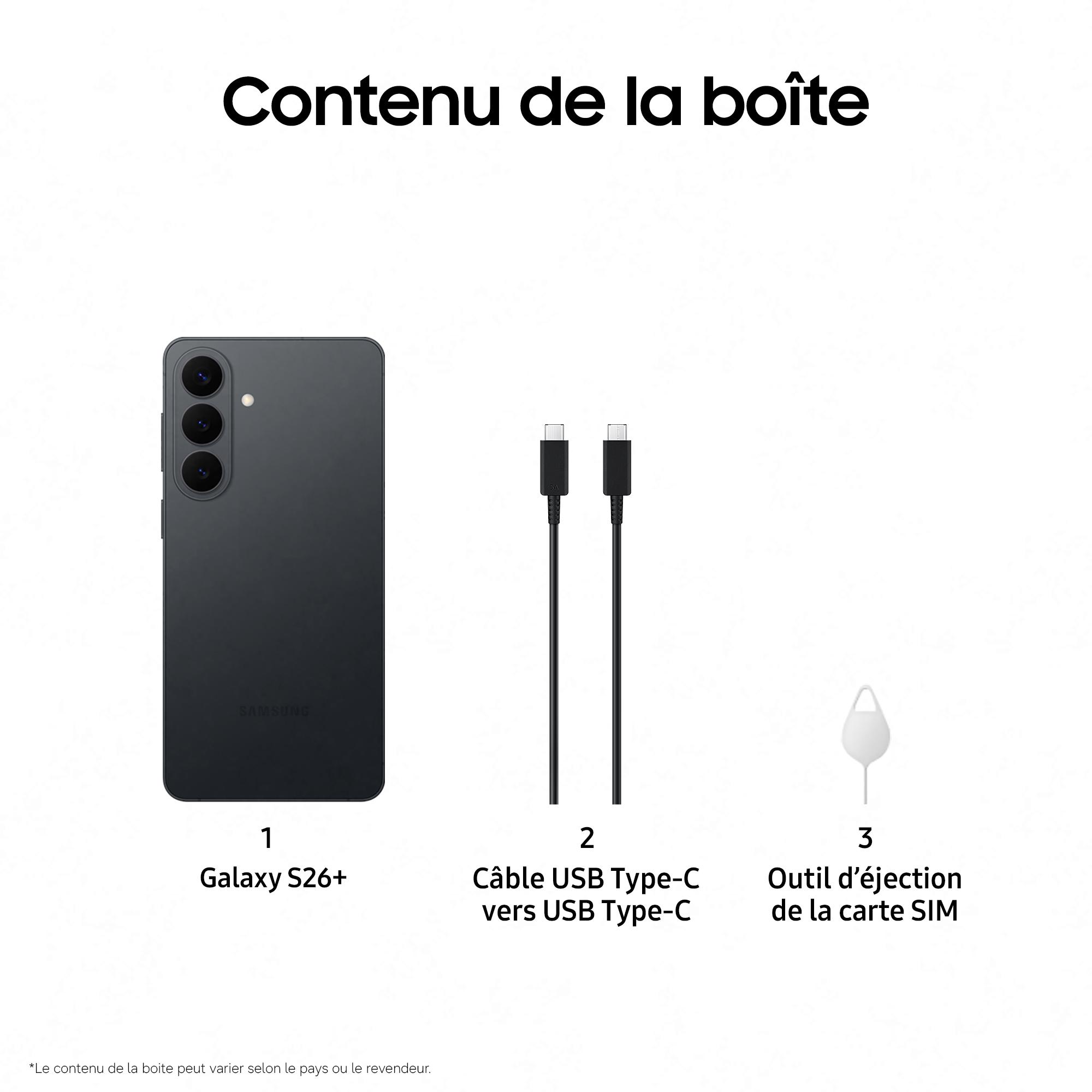 Voir la diapositive 7 : SAMSUNG Galaxy S26+ 512Go - Noir