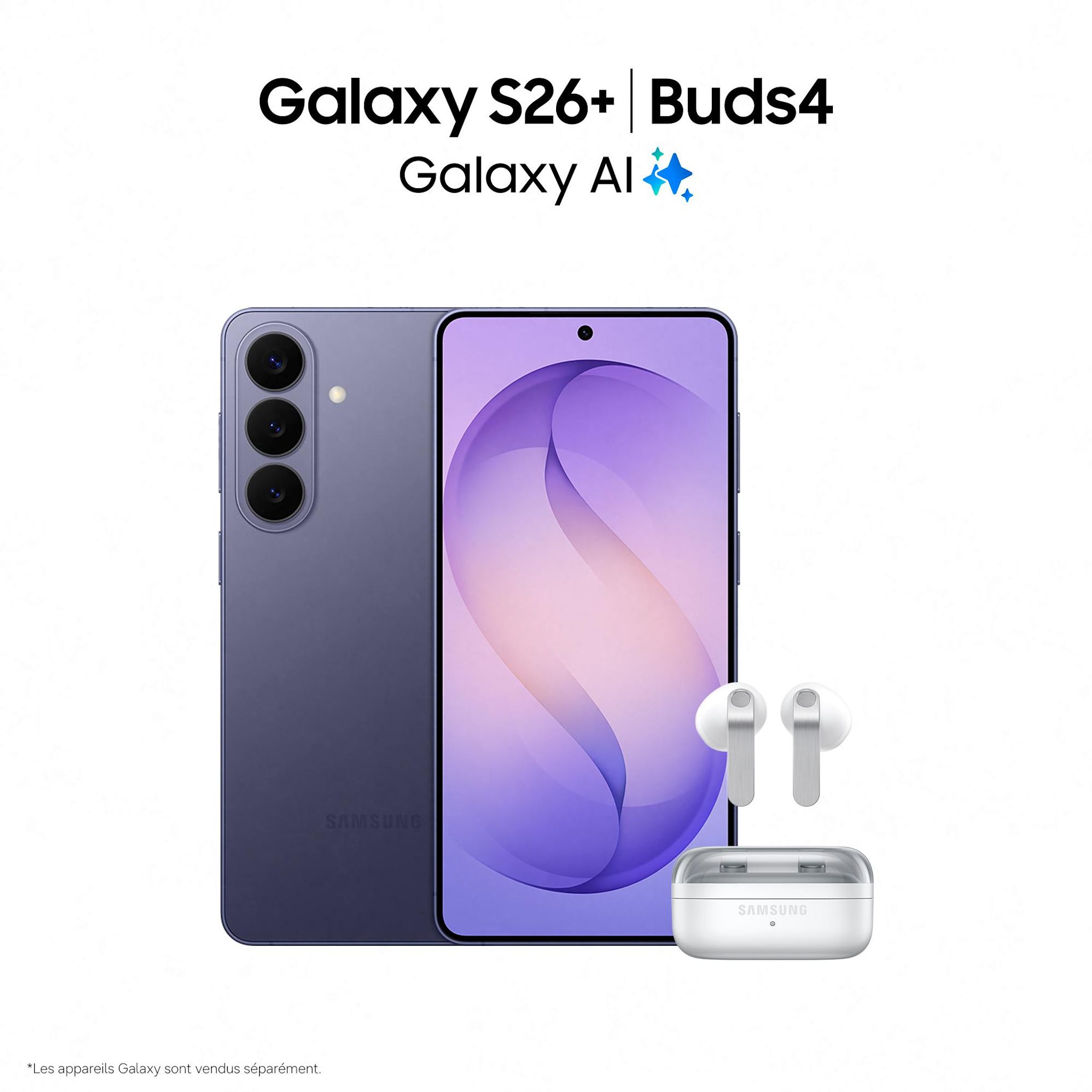 Voir la diapositive 6 : SAMSUNG Galaxy S26+ 256Go - Violet