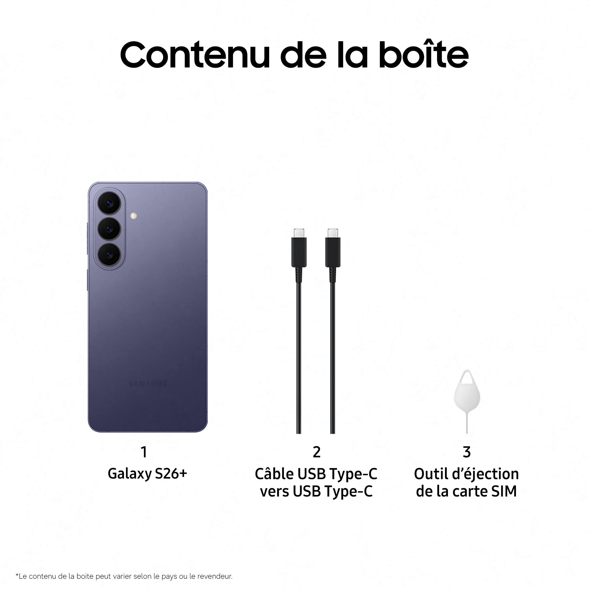 Voir la diapositive 7 : SAMSUNG Galaxy S26+ 256Go - Violet