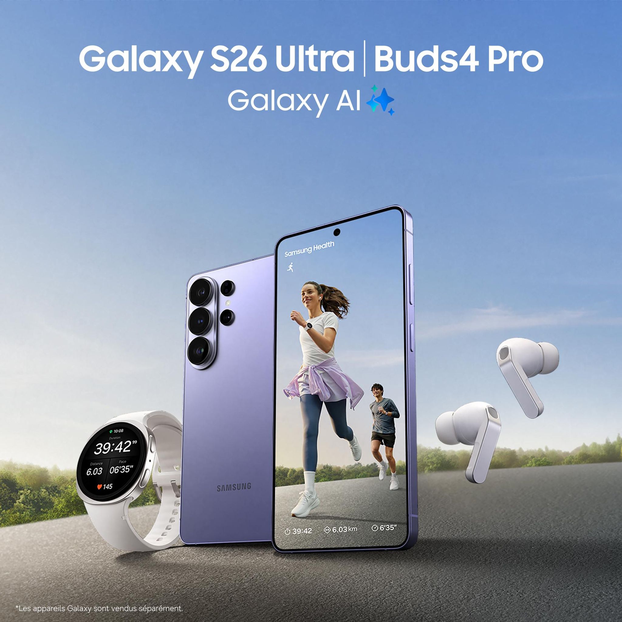 Voir la diapositive 6 : SAMSUNG Galaxy S26 Ultra 512Go - Blanc