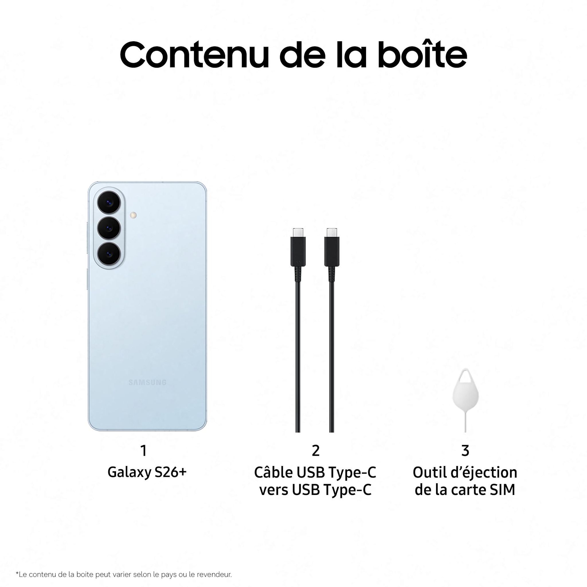 Voir la diapositive 8 : SAMSUNG Galaxy S26+ 256Go - Bleu