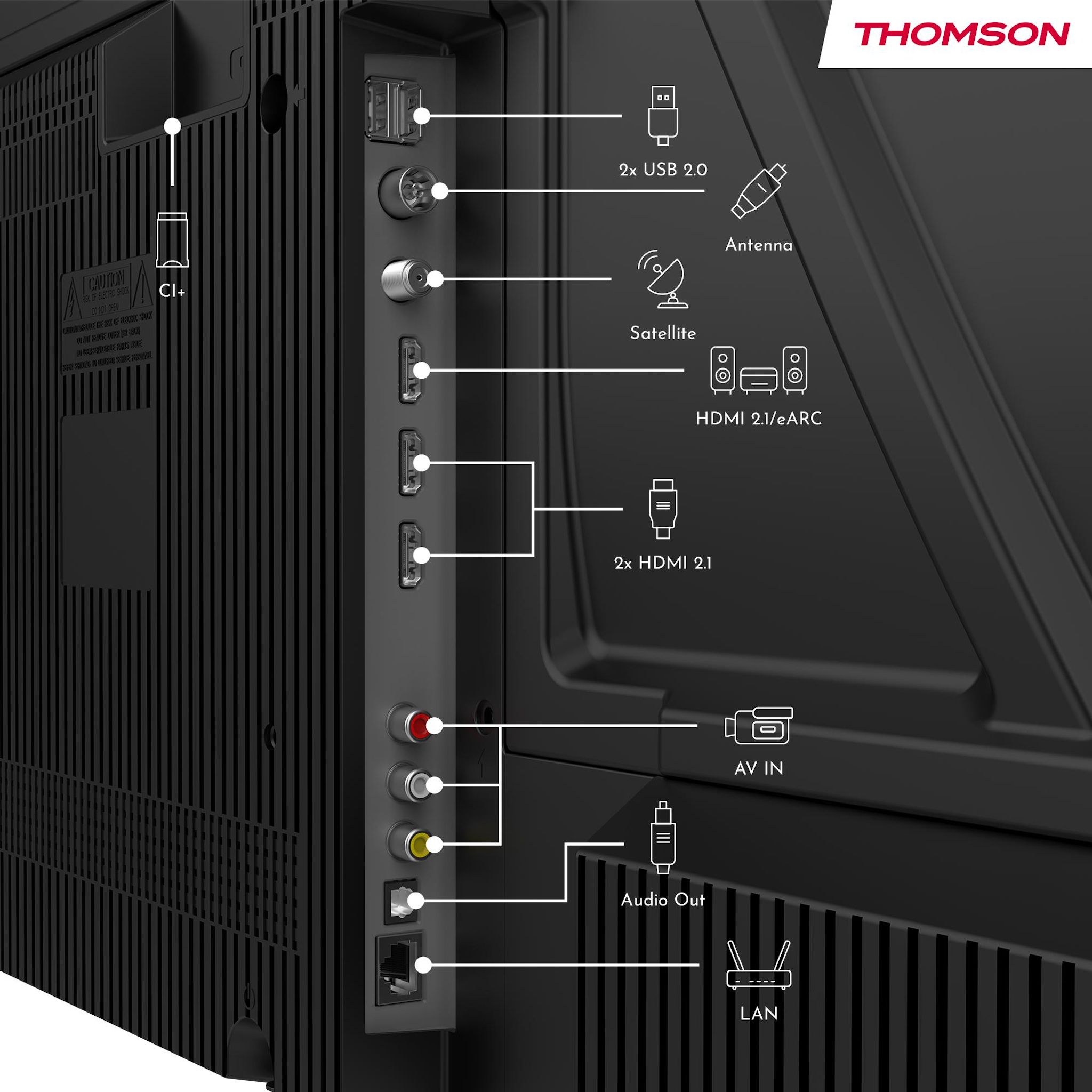 Voir la diapositive 6 : THOMSON TV UHD 55UG5X15 2026