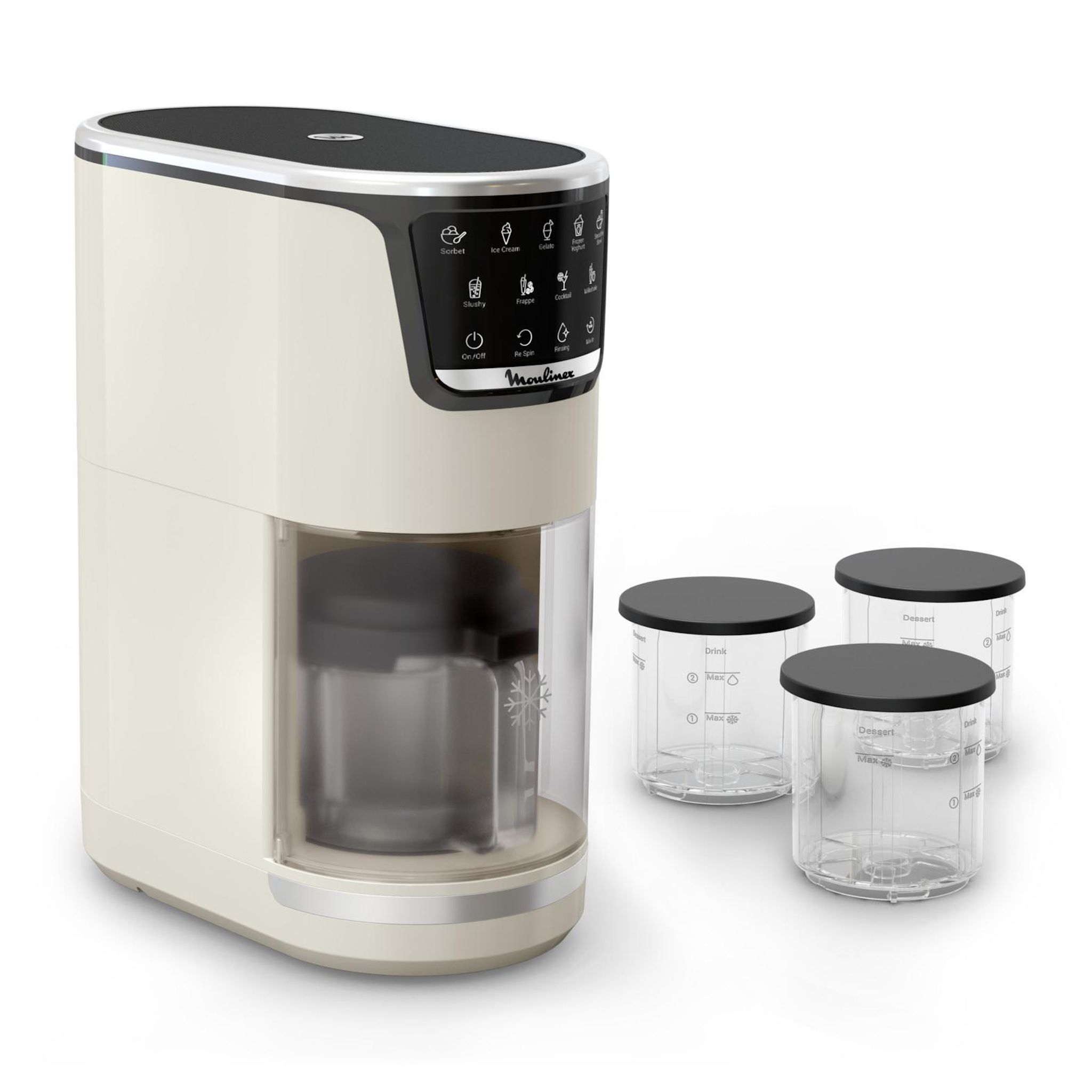 MOULINEX Machine à glace MJ602AF0 - Ivoire