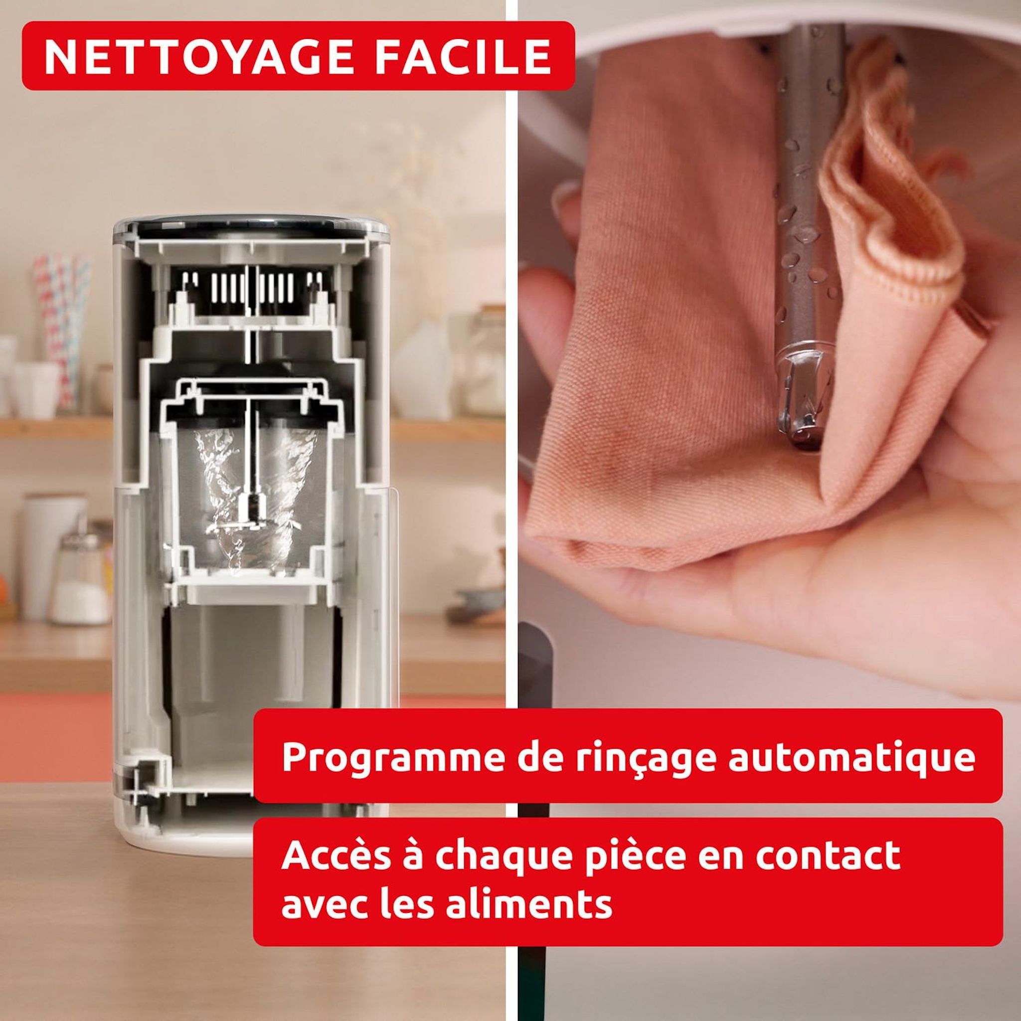 Voir la diapositive 5 : MOULINEX Machine à glace MJ602AF0 - Ivoire
