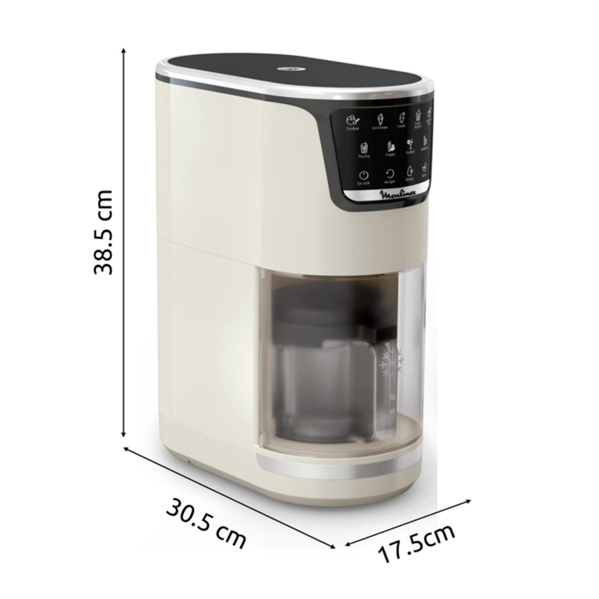 Voir la diapositive 7 : MOULINEX Machine à glace MJ602AF0 - Ivoire