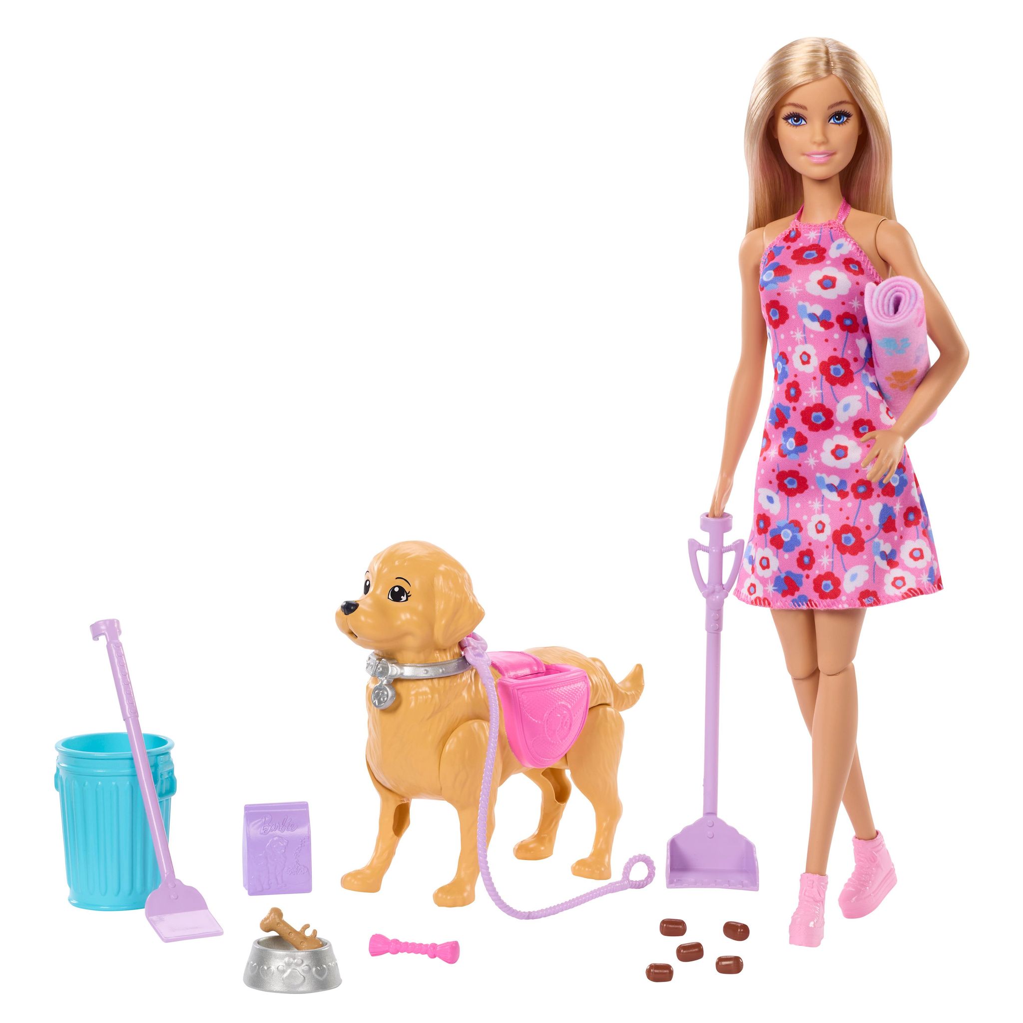 Voir la diapositive 2 : MATTEL Poupée Barbie Balade du chien