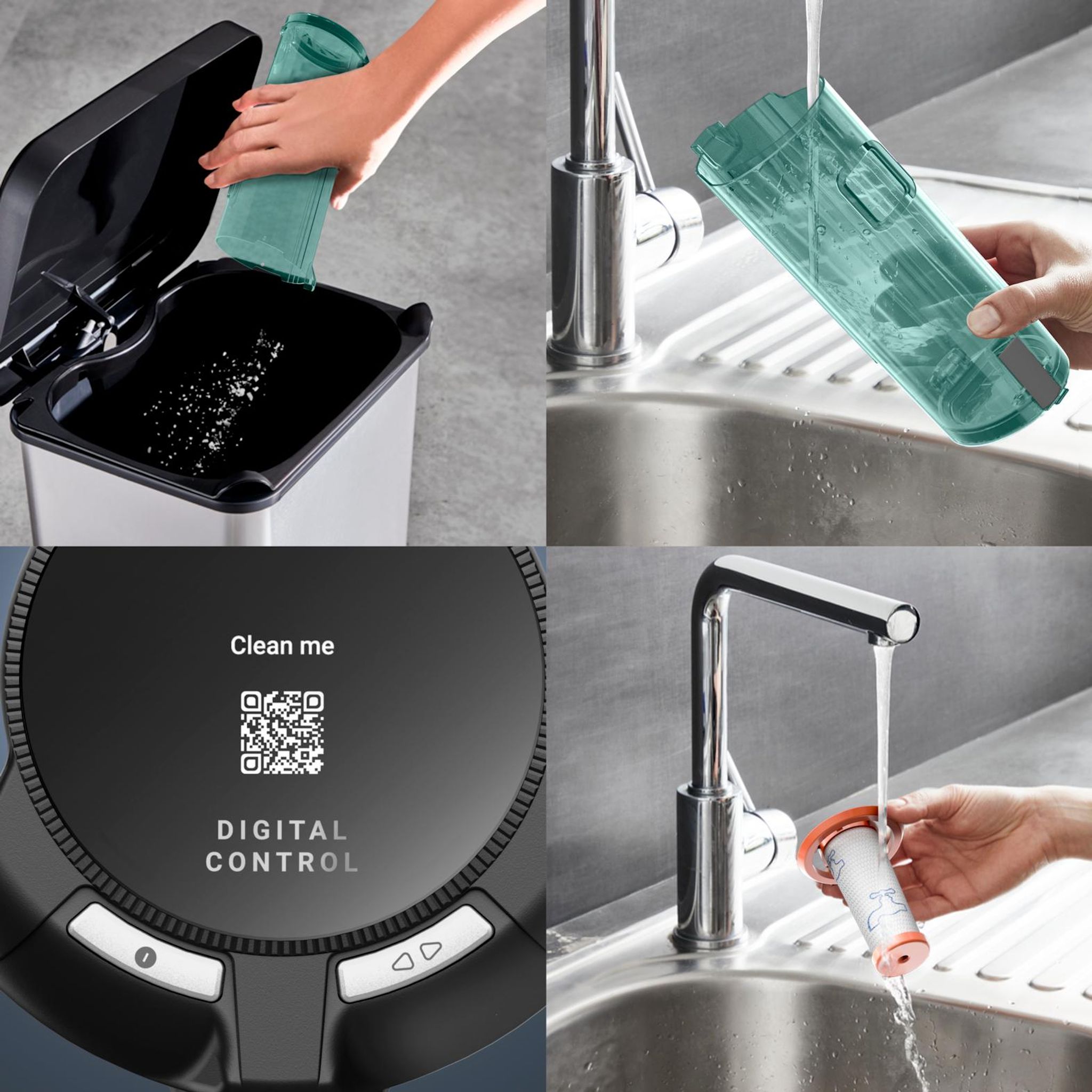 Voir la diapositive 6 : ROWENTA Aspirateur balai RH1832E0 8.80 - Vert