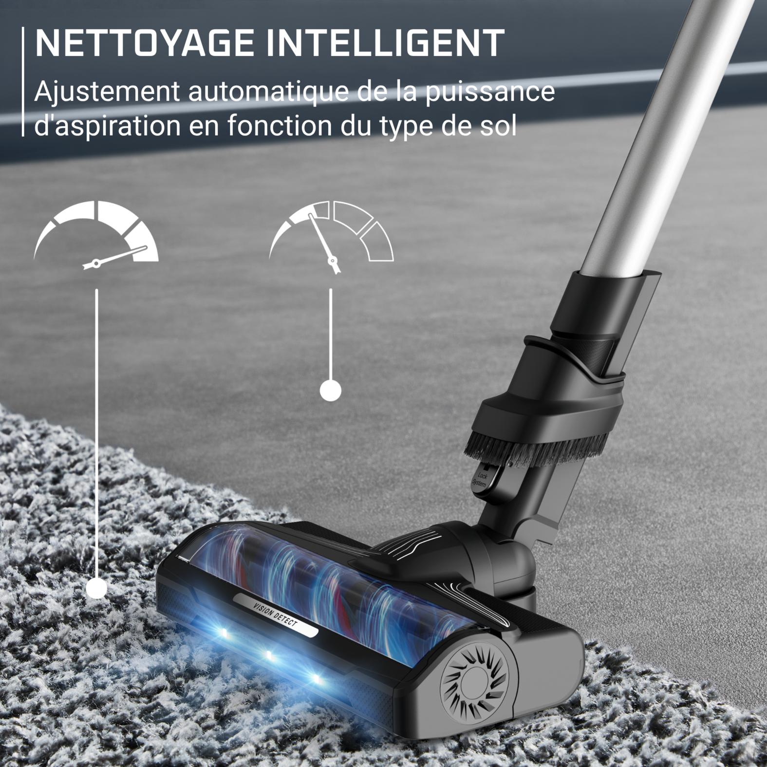 Voir la diapositive 6 : ROWENTA Aspirateur balai RH7A36E0 10.80 - Gris