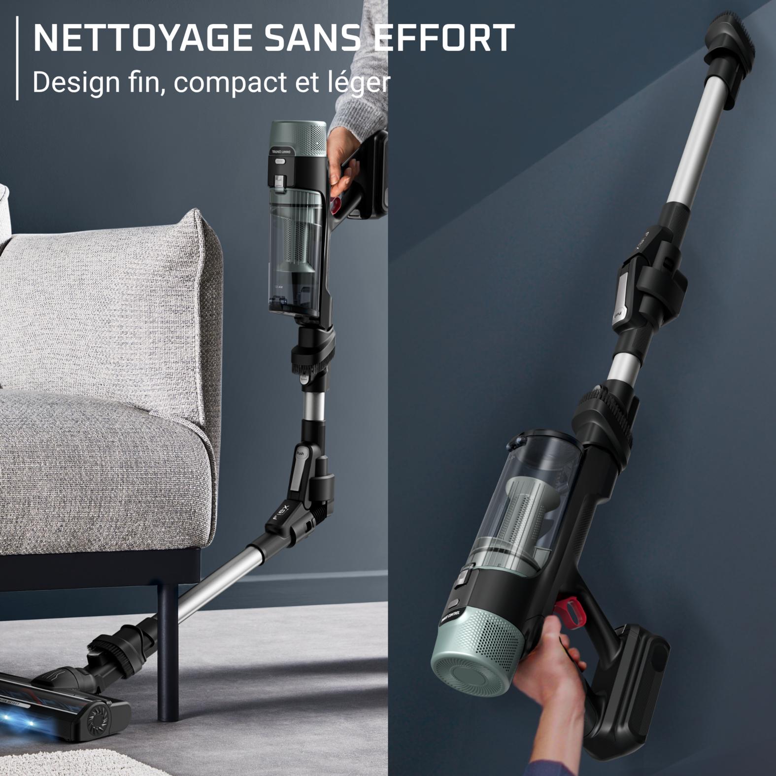 Voir la diapositive 7 : ROWENTA Aspirateur balai RH7A36E0 10.80 - Gris
