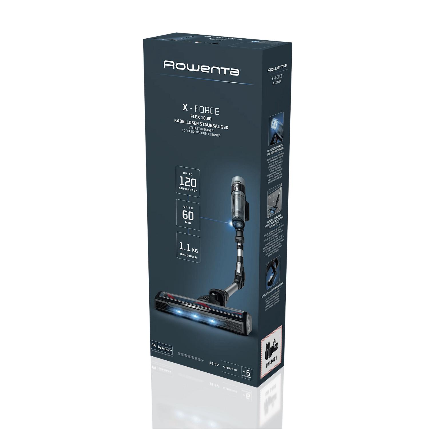 Voir la diapositive 9 : ROWENTA Aspirateur balai RH7A36E0 10.80 - Gris