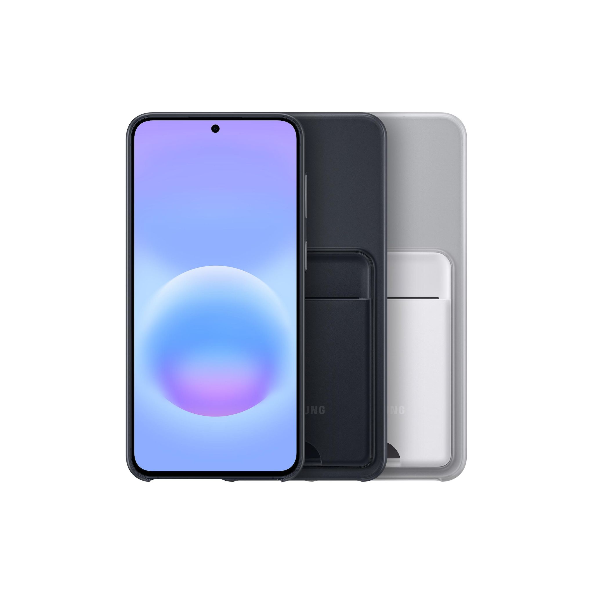 Voir la diapositive 4 : BIGBEN Coque Arrière et Porte Carte pour Samsung Galaxy A57 5G - Noir