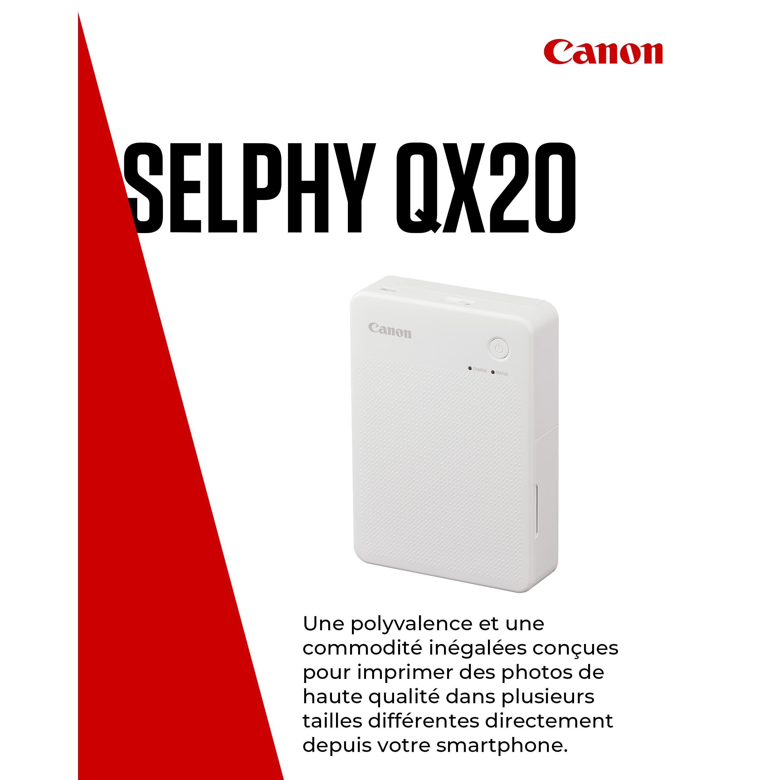Voir la diapositive 2 : CANON Imprimante QX20 - Blanc