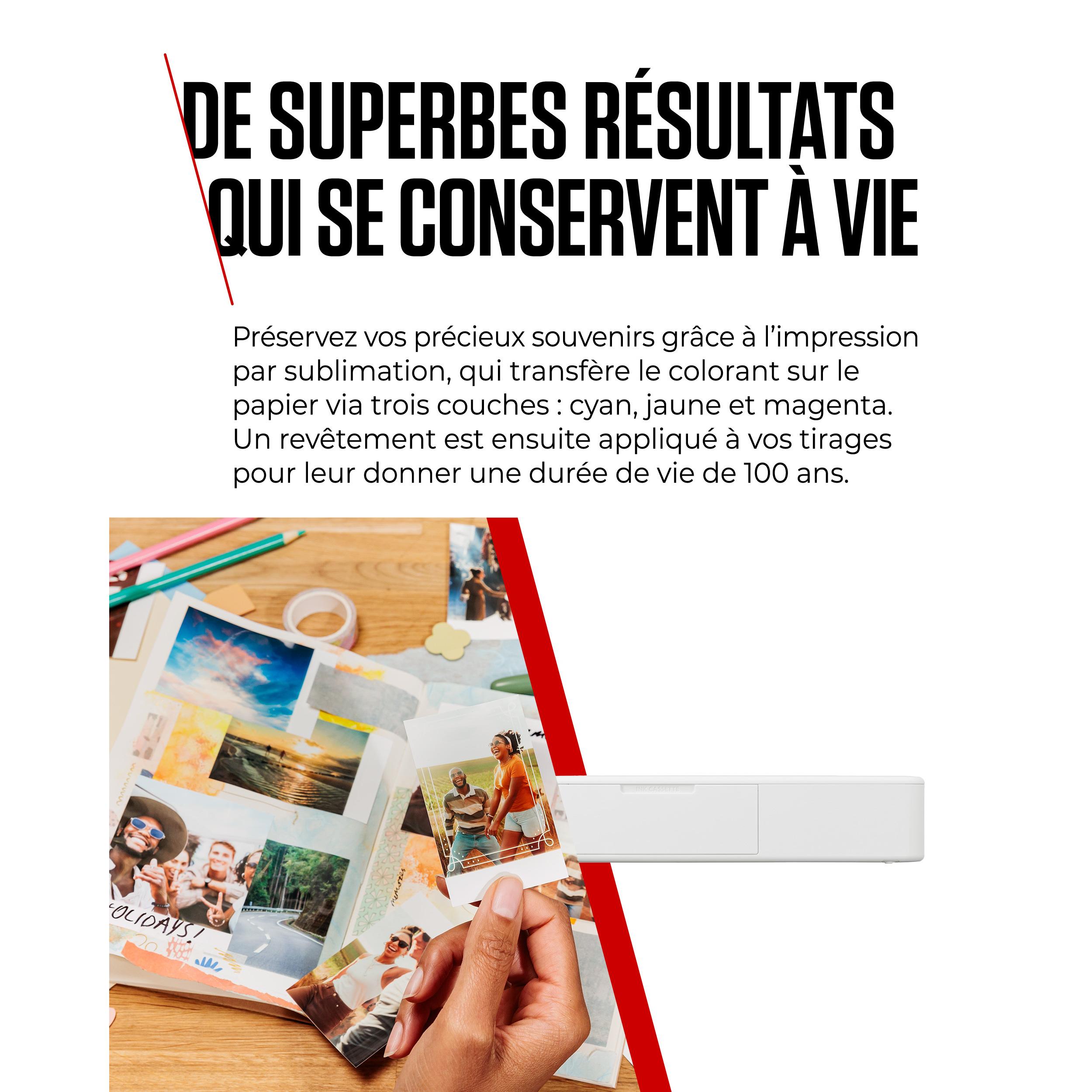 Voir la diapositive 7 : CANON Imprimante QX20 - Blanc