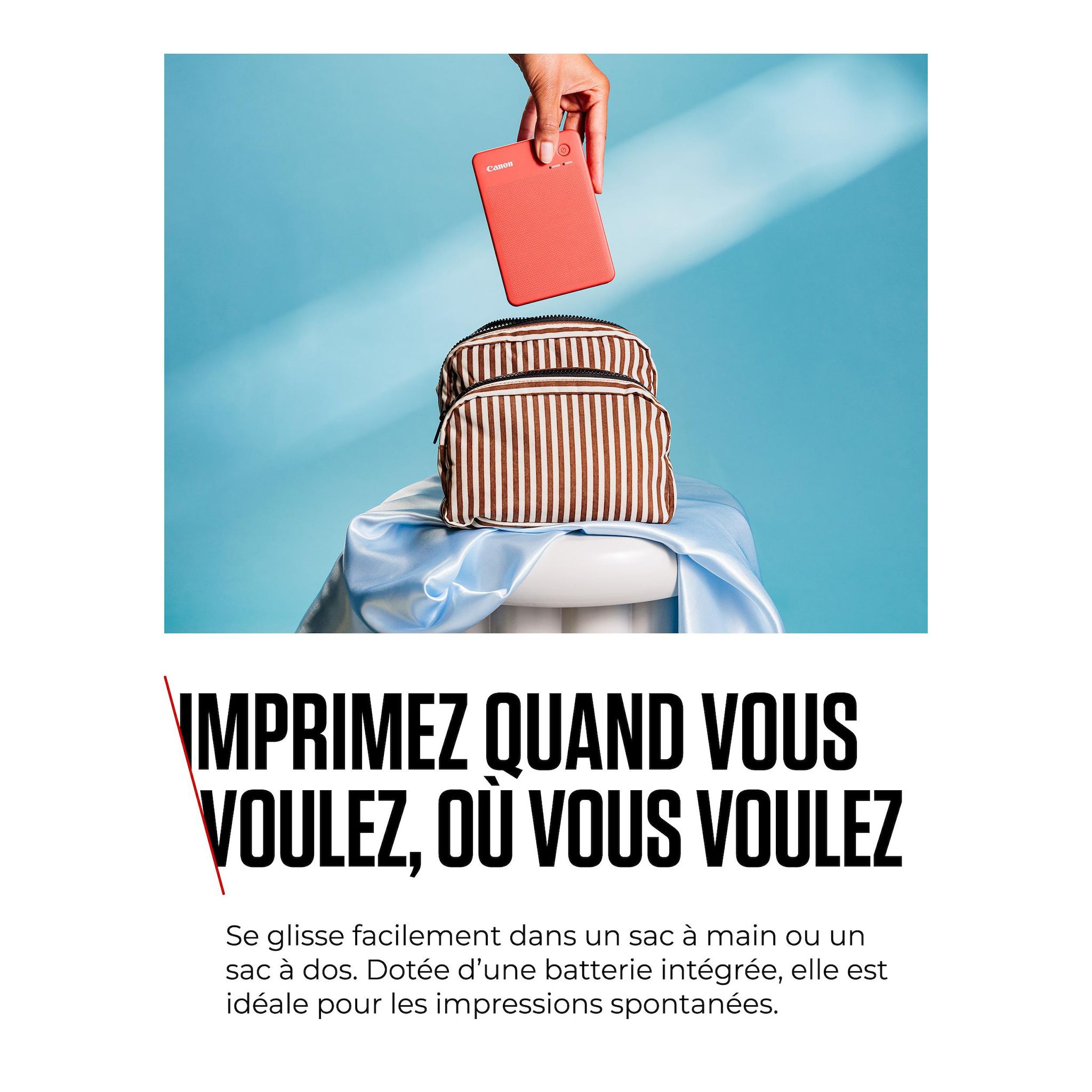 Voir la diapositive 8 : CANON Imprimante QX20 - Blanc