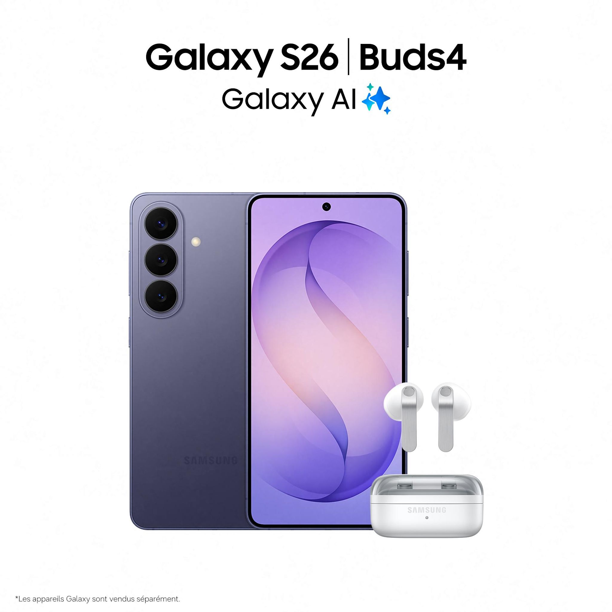 Voir la diapositive 6 : SAMSUNG Galaxy S26 512Go - Violet