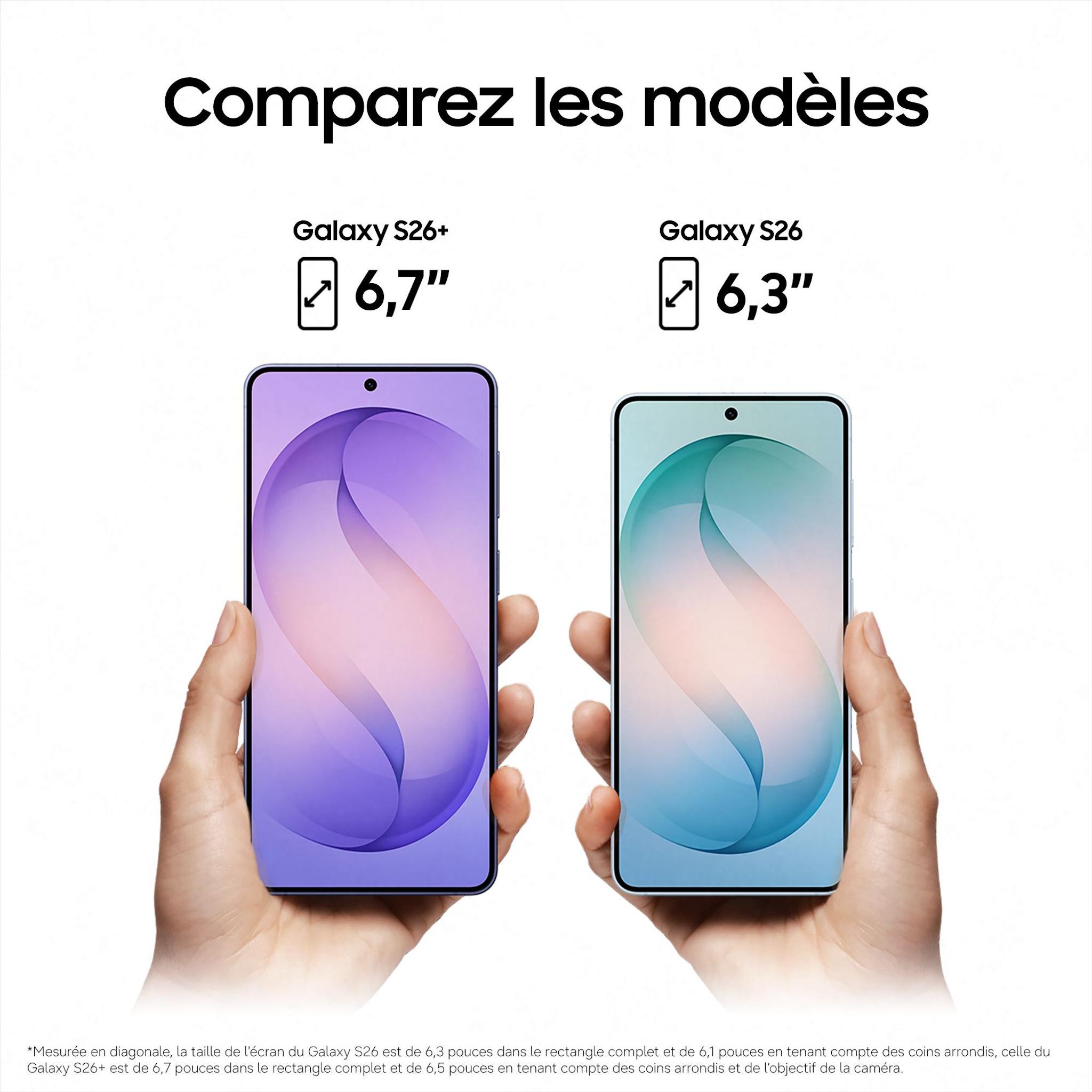 Voir la diapositive 3 : SAMSUNG Galaxy S26 512Go - Blanc