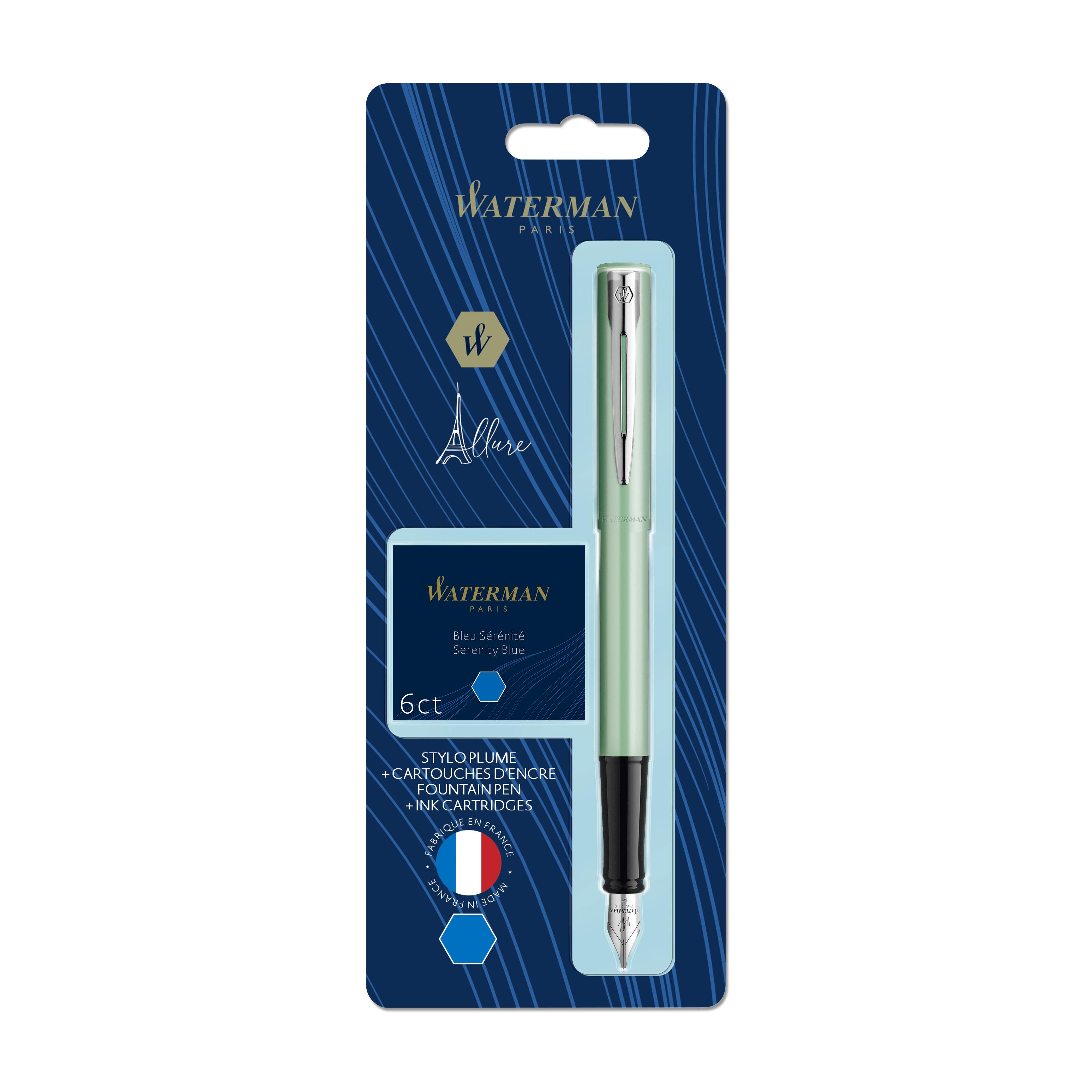 Stylo plume Waterman Allure Bleu