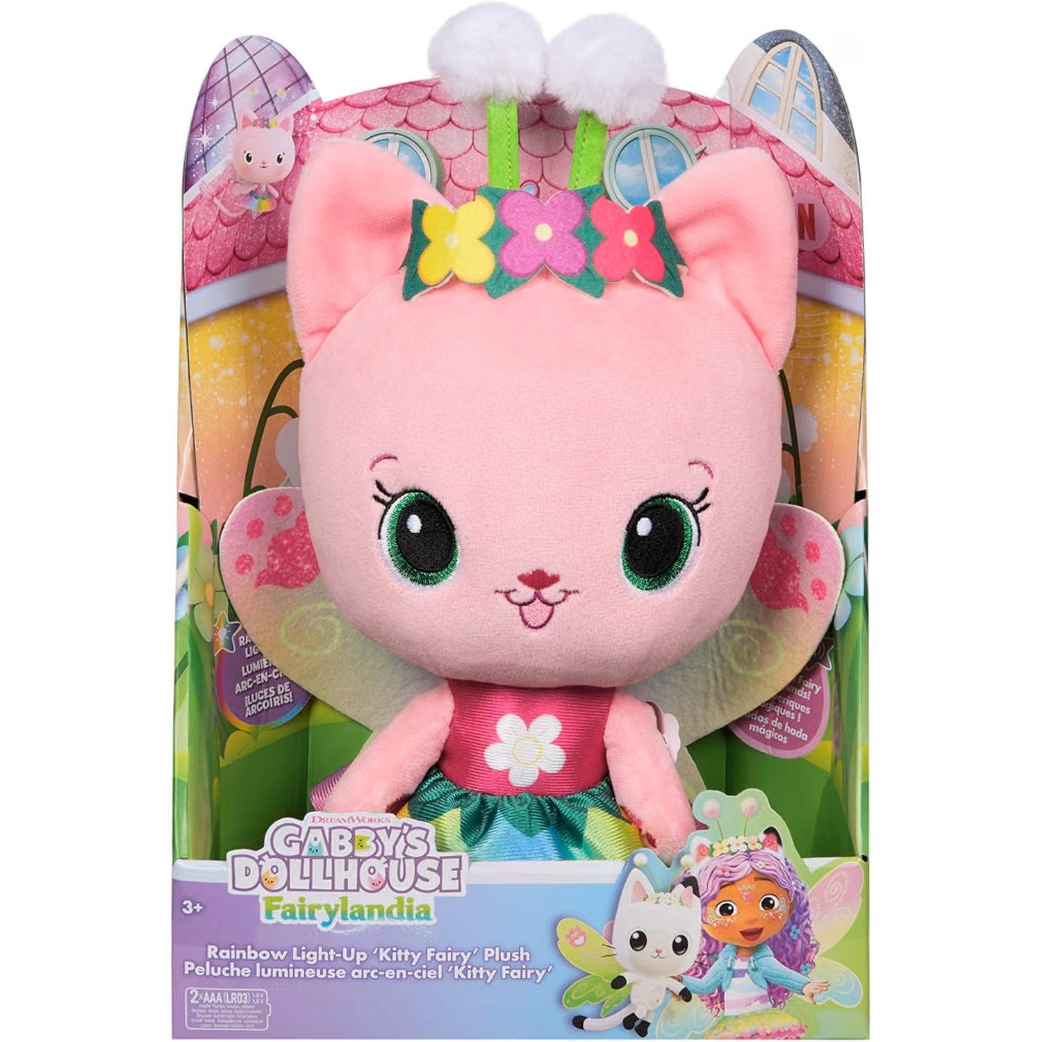 SPIN MASTER Peluche Lumineuse Arc-en Ciel Gabby et la maison magique