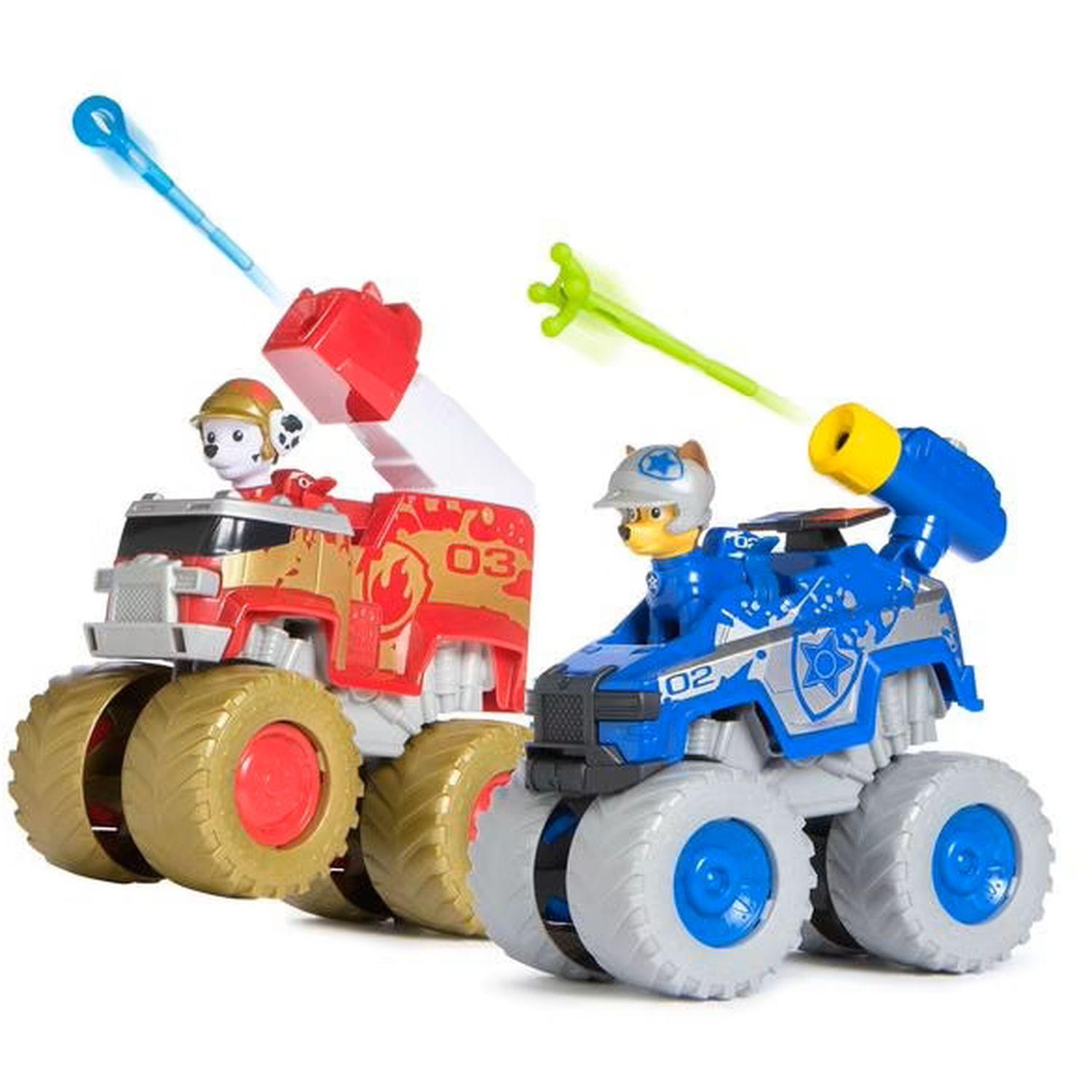 Voir la diapositive 2 : SPIN MASTER Véhicule et figurine métallique Rescue Wheels Marcus et Chase - La Pat Patrouille