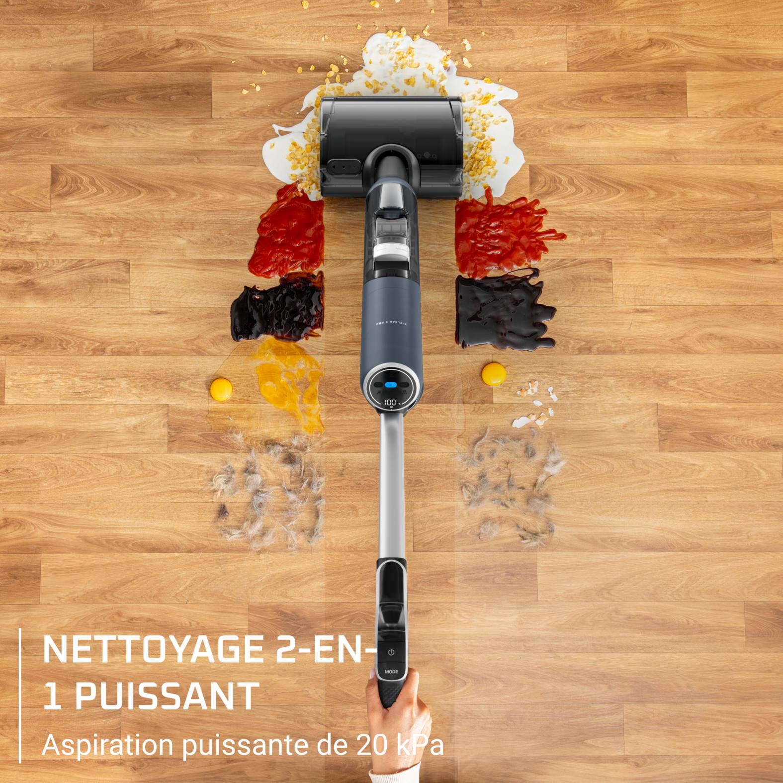 Voir la diapositive 3 : ROWENTA Aspirateur balai nettoyeur GZ5436E0 XC5 - Noir