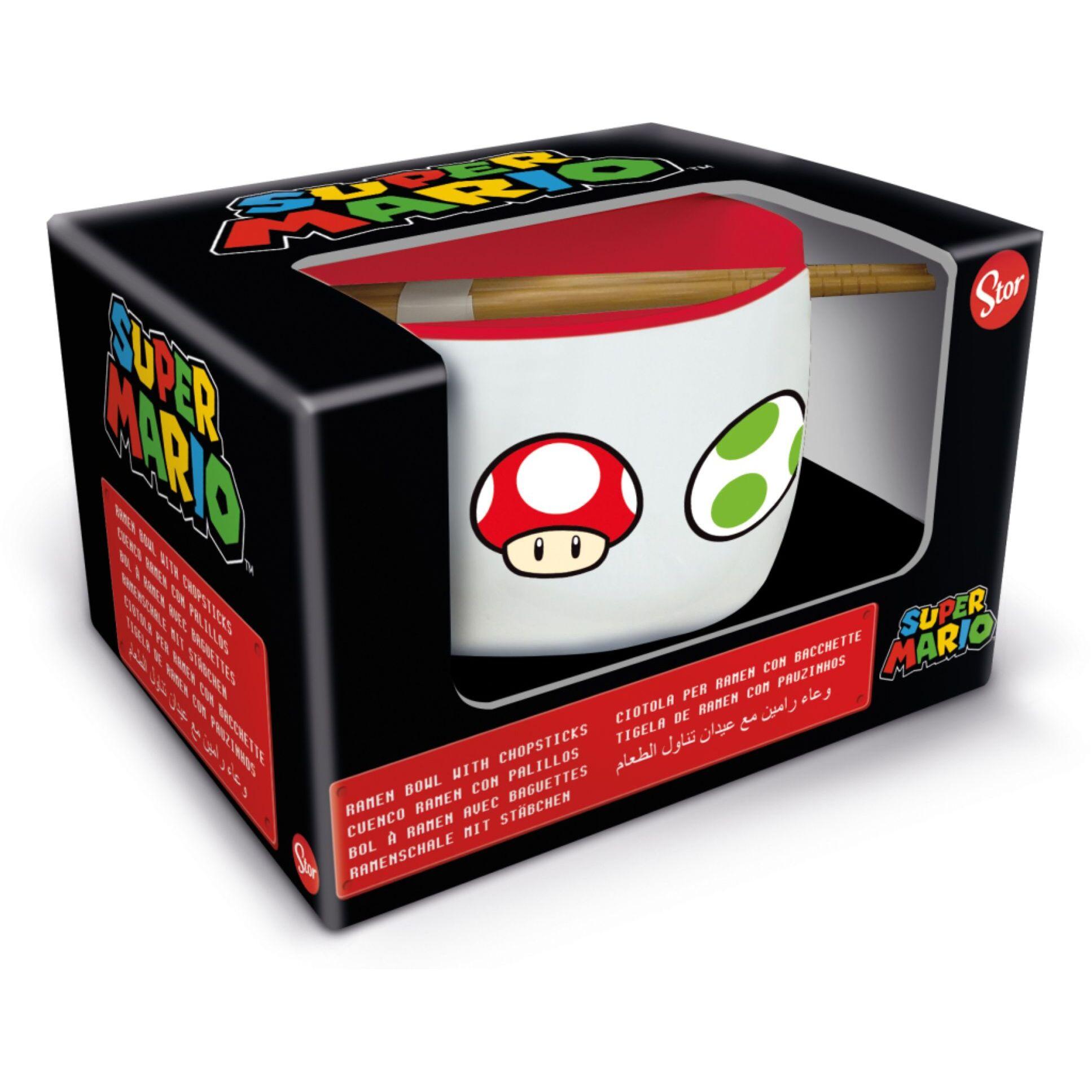 STOR Bol à Ramen Avec Baguettes Super Mario