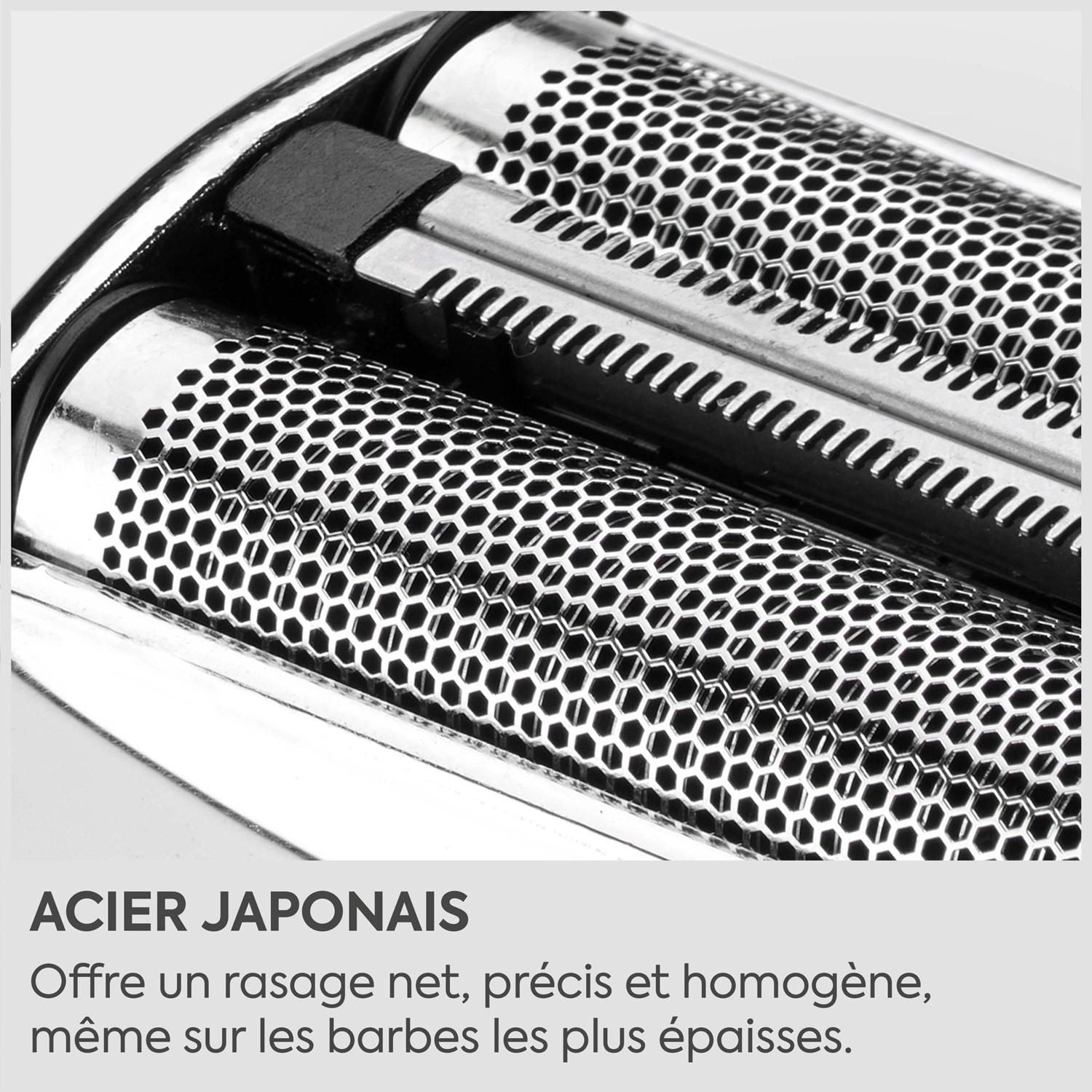 Voir la diapositive 2 : BABYLISS Rasoir électrique FS996DE - Gris