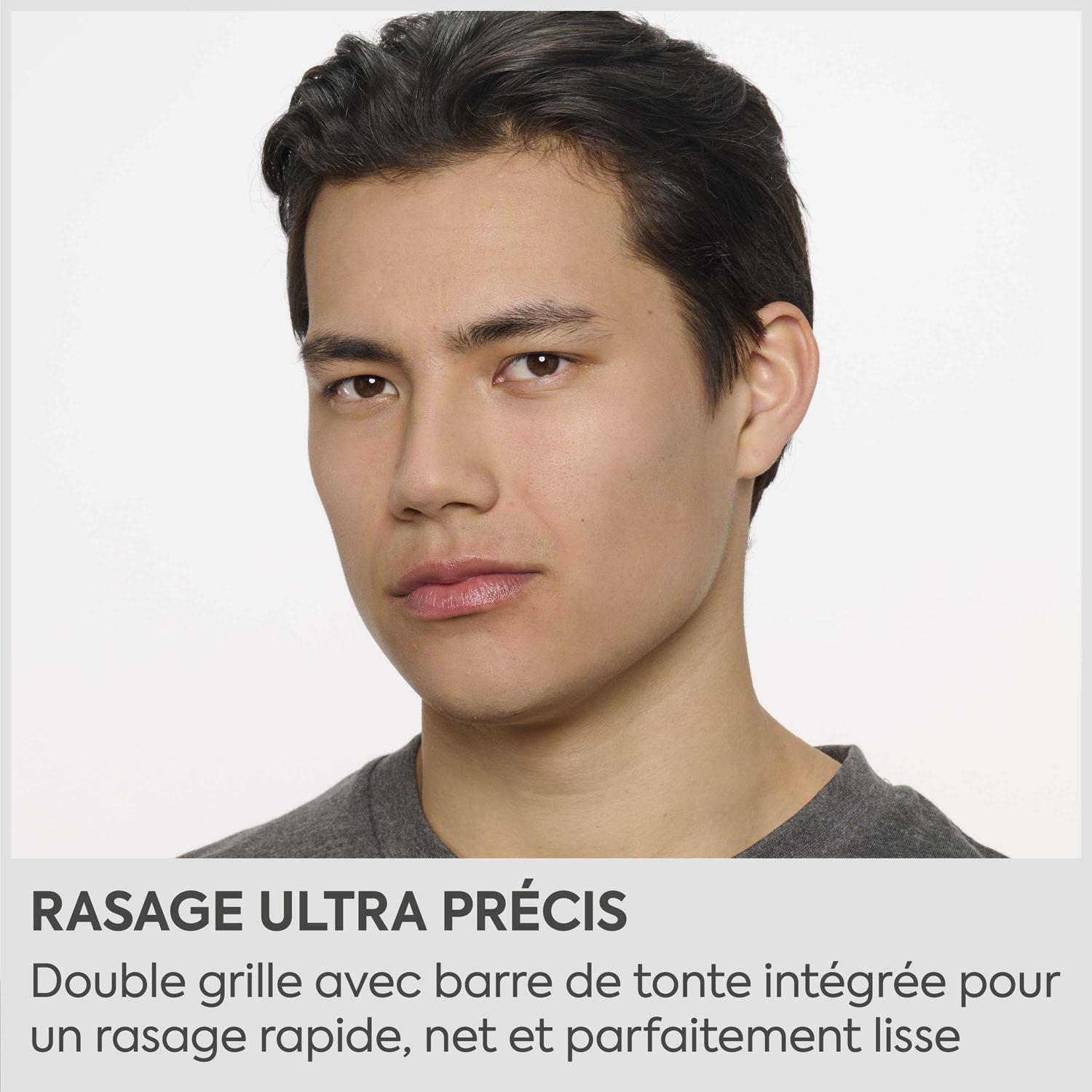 Voir la diapositive 5 : BABYLISS Rasoir électrique FS996DE - Gris