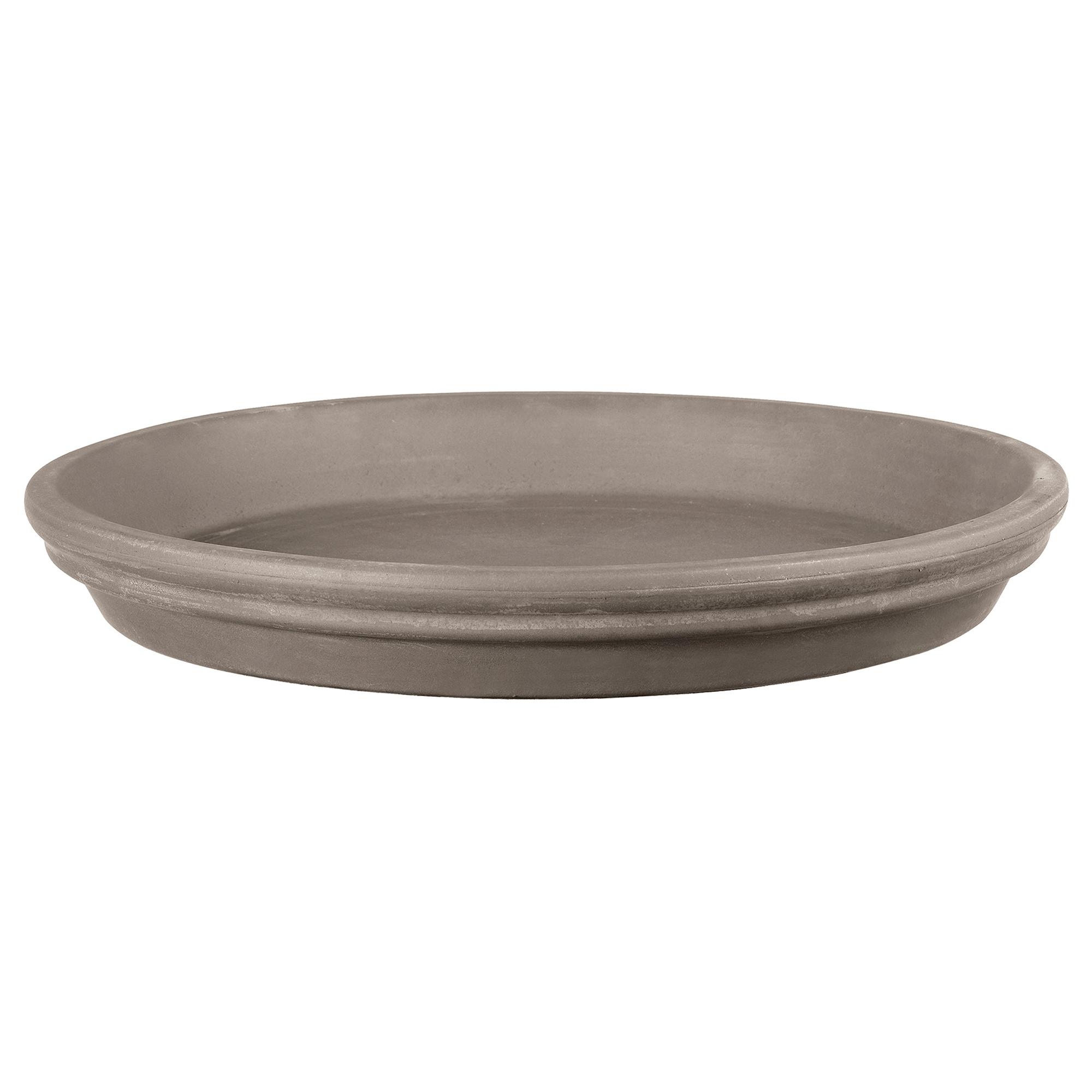 DEROMA Soucoupe en terre cuite Graphite Diam.31 cm