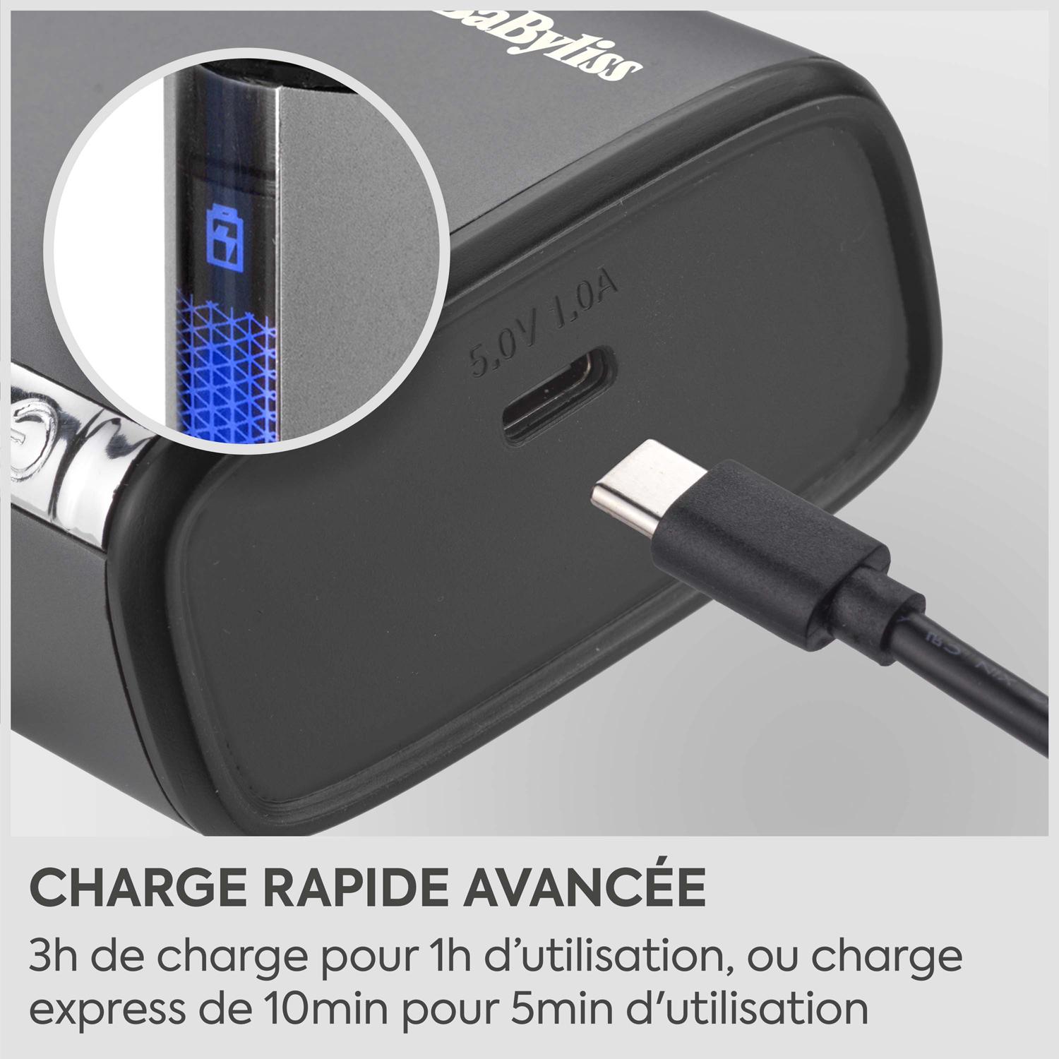 Voir la diapositive 9 : BABYLISS Rasoir électrique FS996SE - Gris