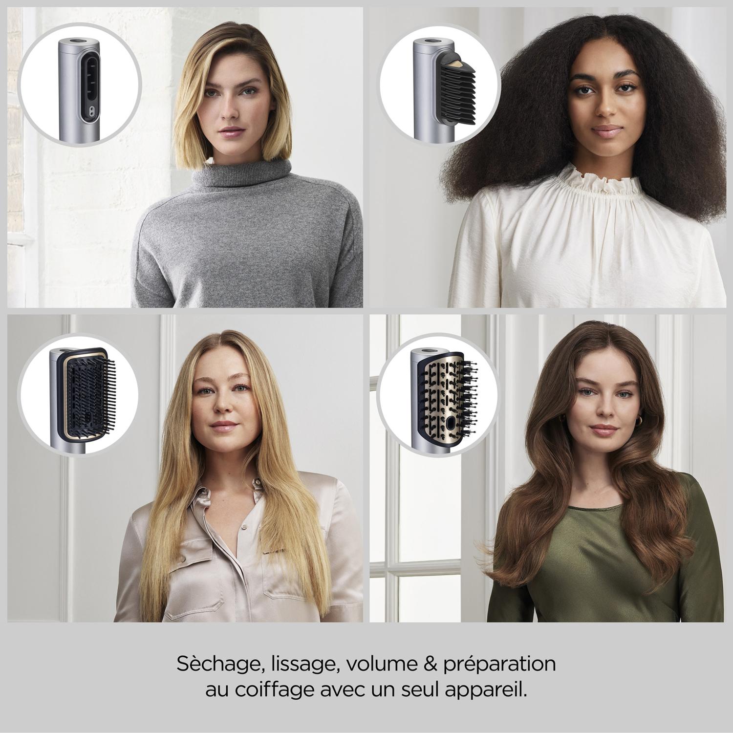 Voir la diapositive 4 : BABYLISS Sèche cheveux AS6554E - Gris