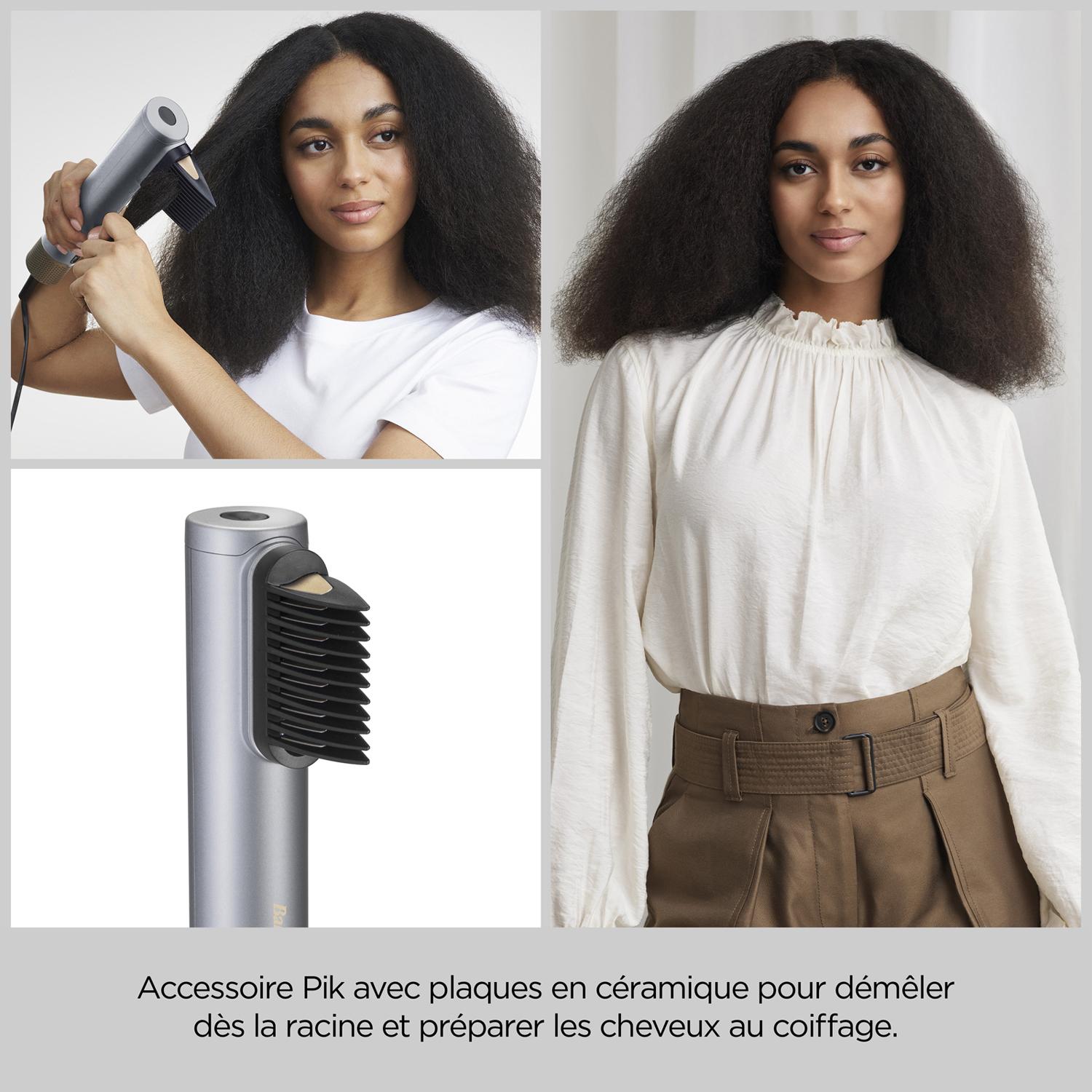 Voir la diapositive 9 : BABYLISS Sèche cheveux AS6554E - Gris