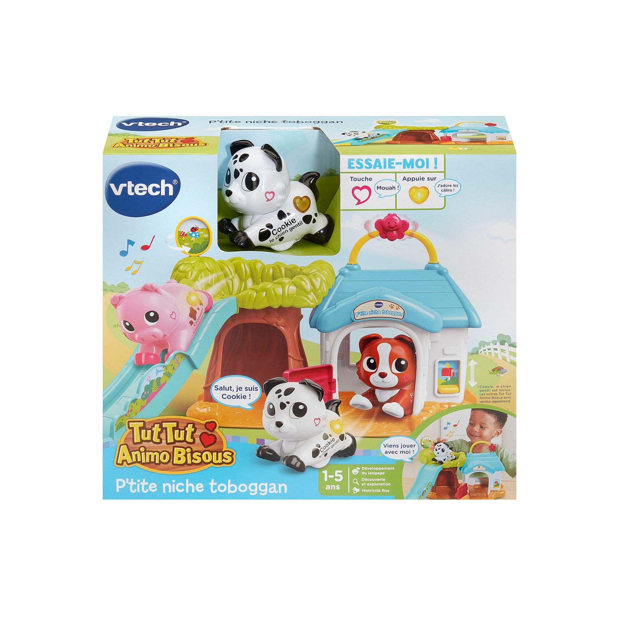 VTECH Niche Toboggan Tut Tut Animaux Bisous