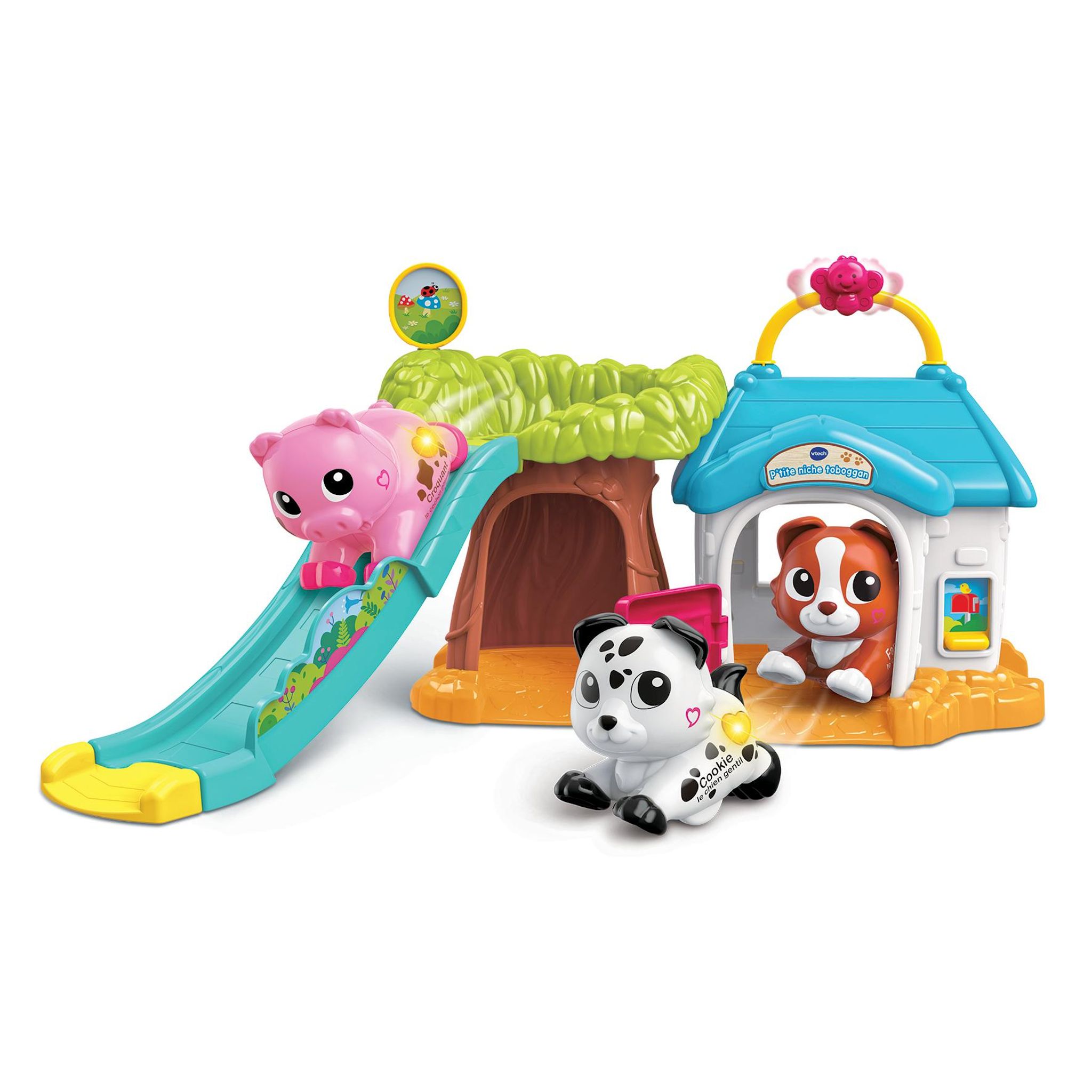 Voir la diapositive 6 : VTECH Niche Toboggan Tut Tut Animaux Bisous