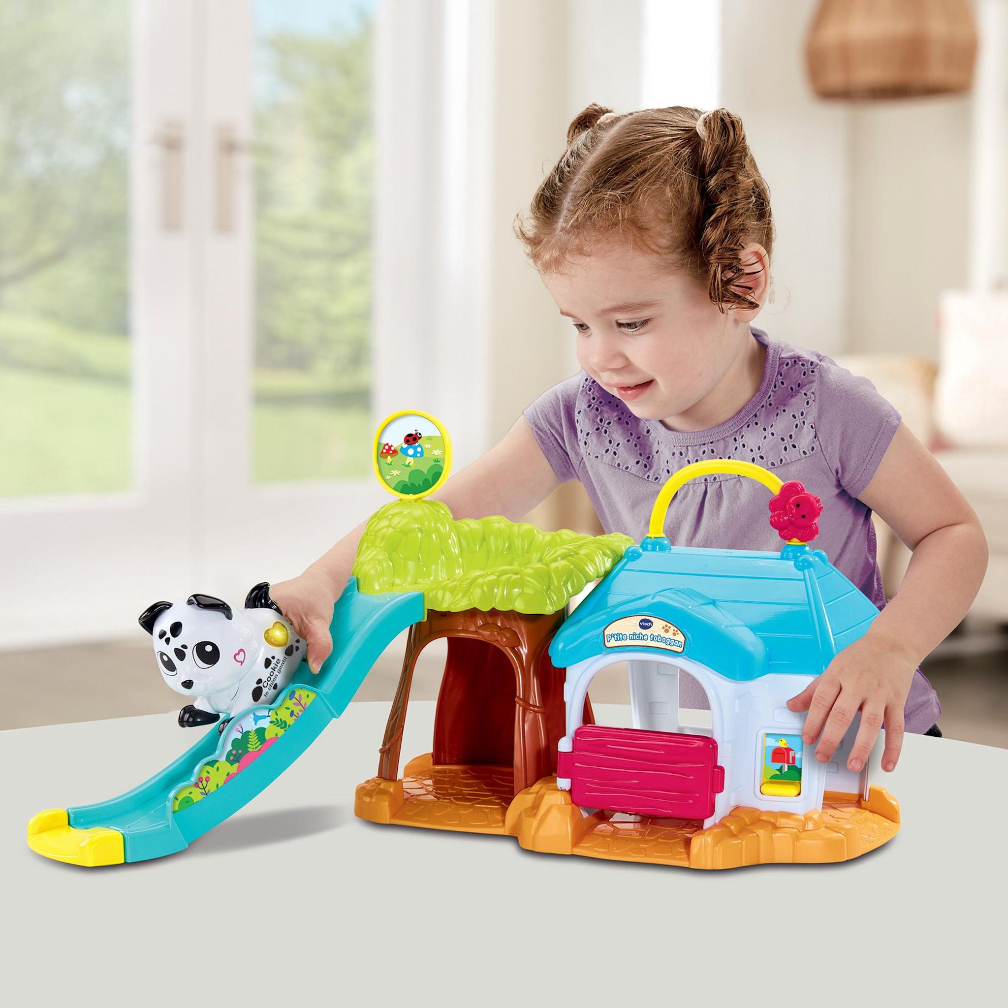 Voir la diapositive 7 : VTECH Niche Toboggan Tut Tut Animaux Bisous