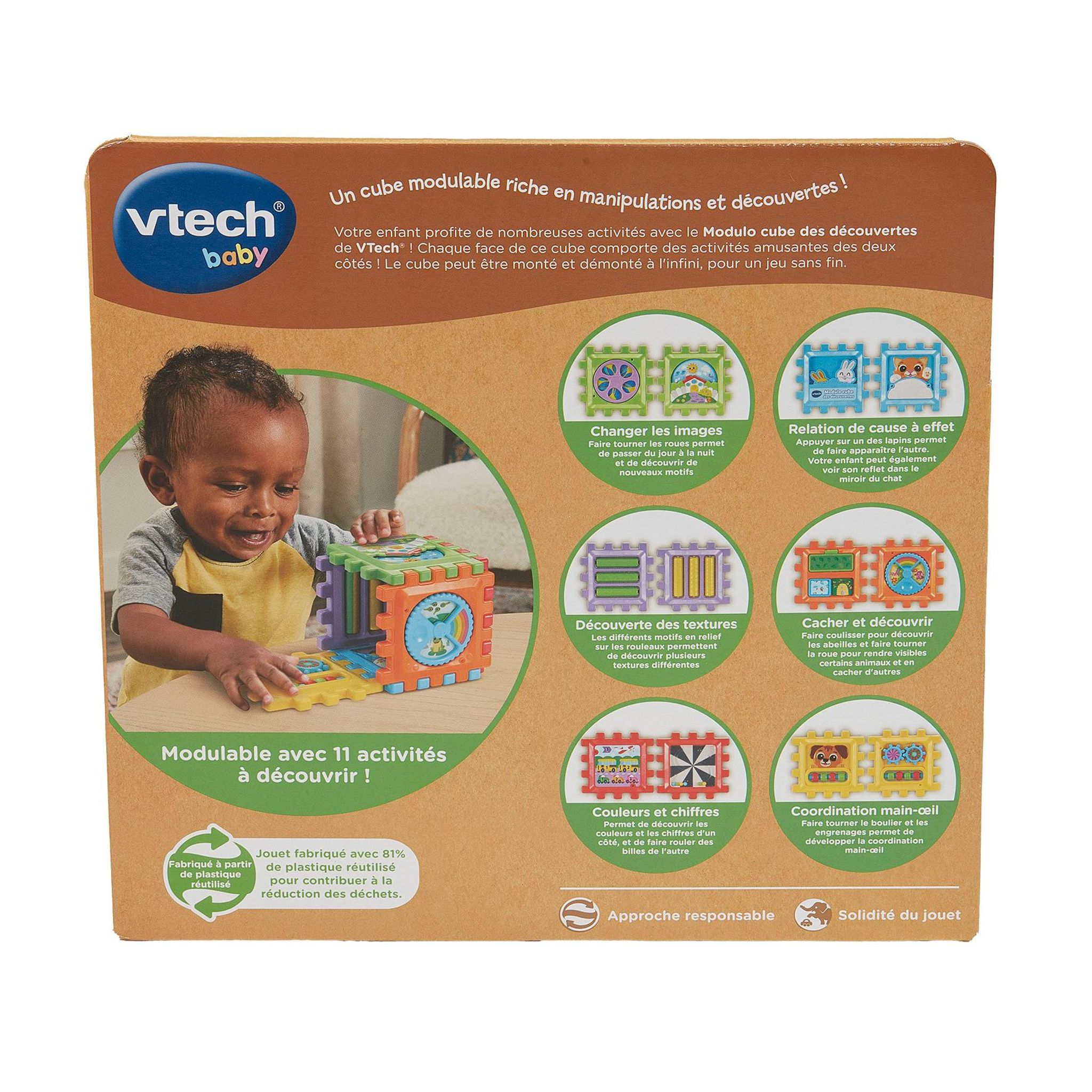 Voir la diapositive 4 : VTECH Modulo Cube des découvertes