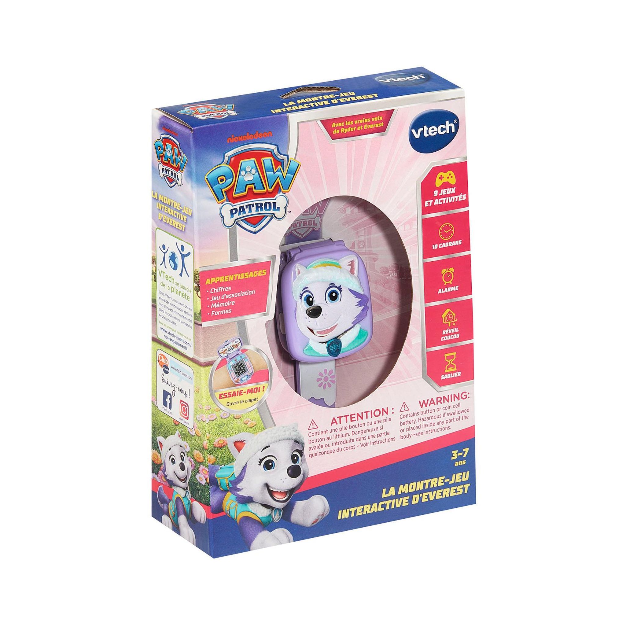 Voir la diapositive 5 : VTECH Montre Jue Everest Pat Patrouille