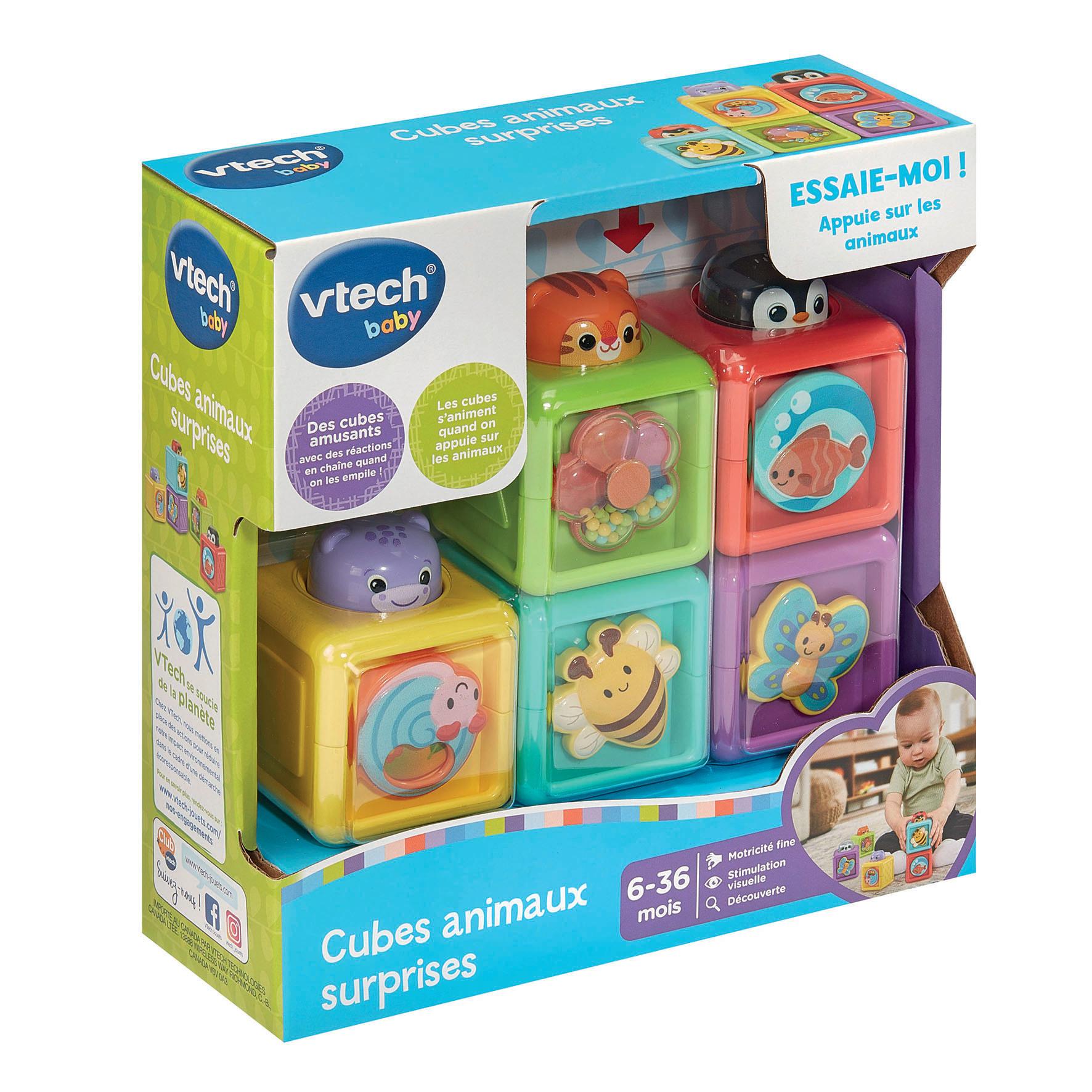 Voir la diapositive 2 : VTECH Cubes Animaux Surprises