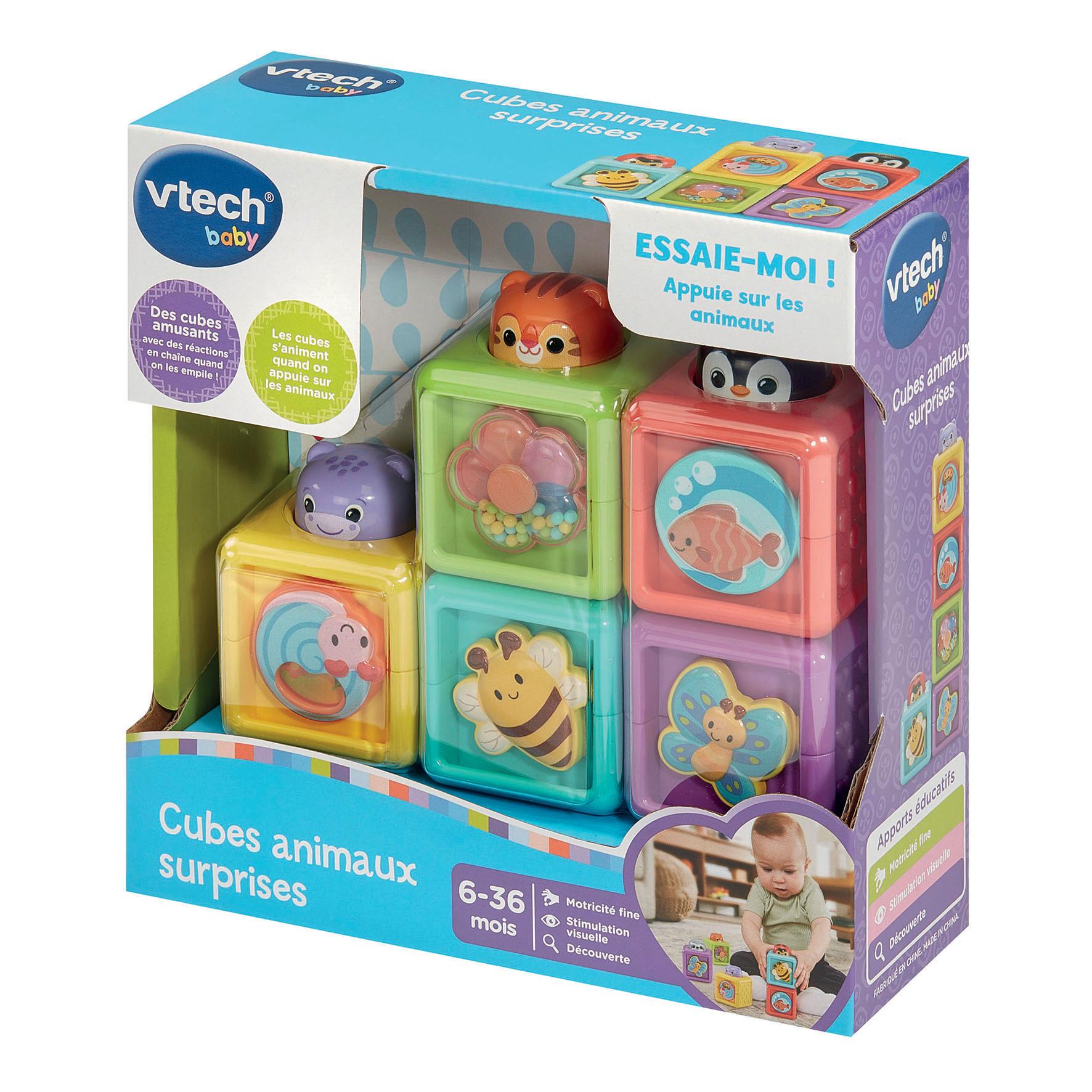 Voir la diapositive 3 : VTECH Cubes Animaux Surprises