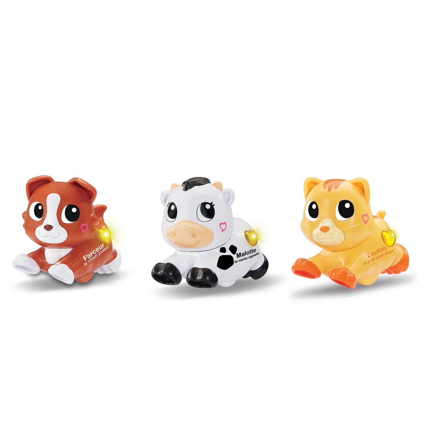 Coffret Trio Tut Tut Animaux Bisous