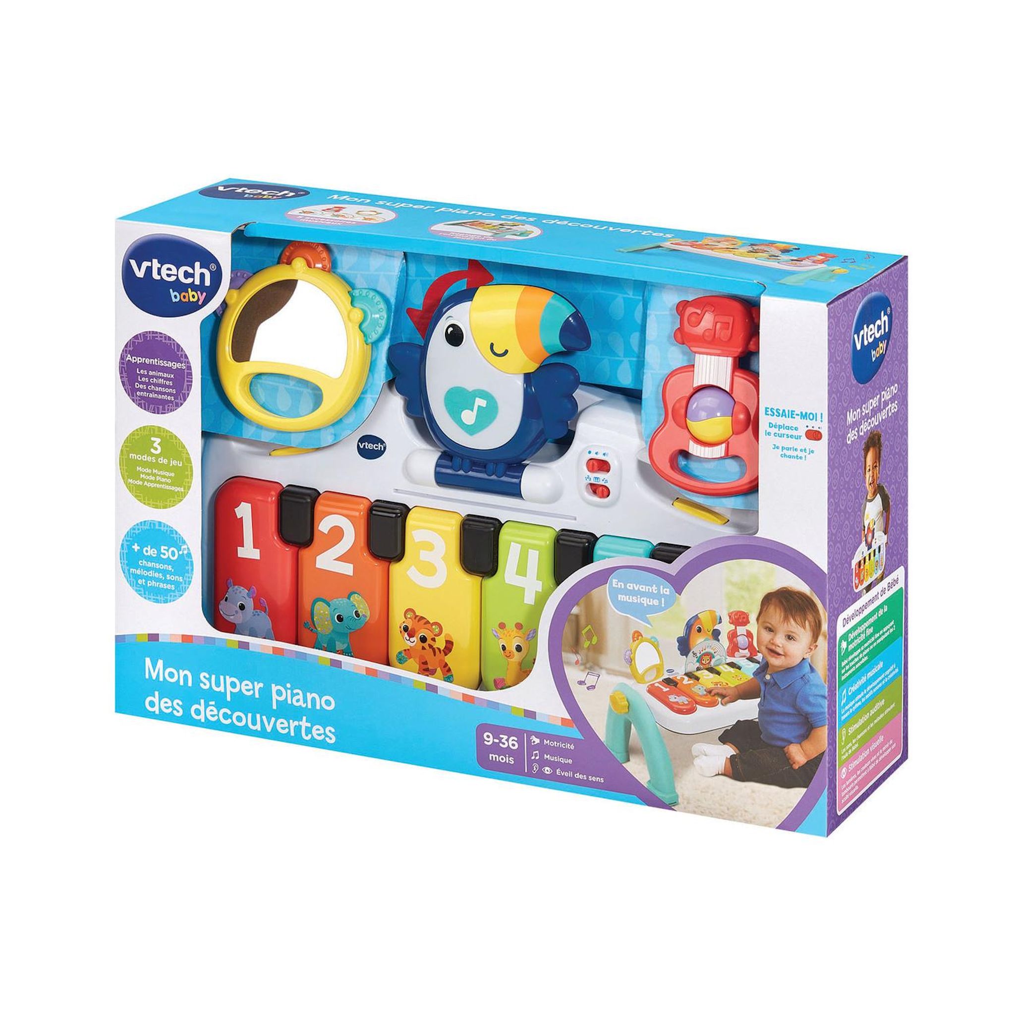Voir la diapositive 8 : VTECH Super Piano des découvertes