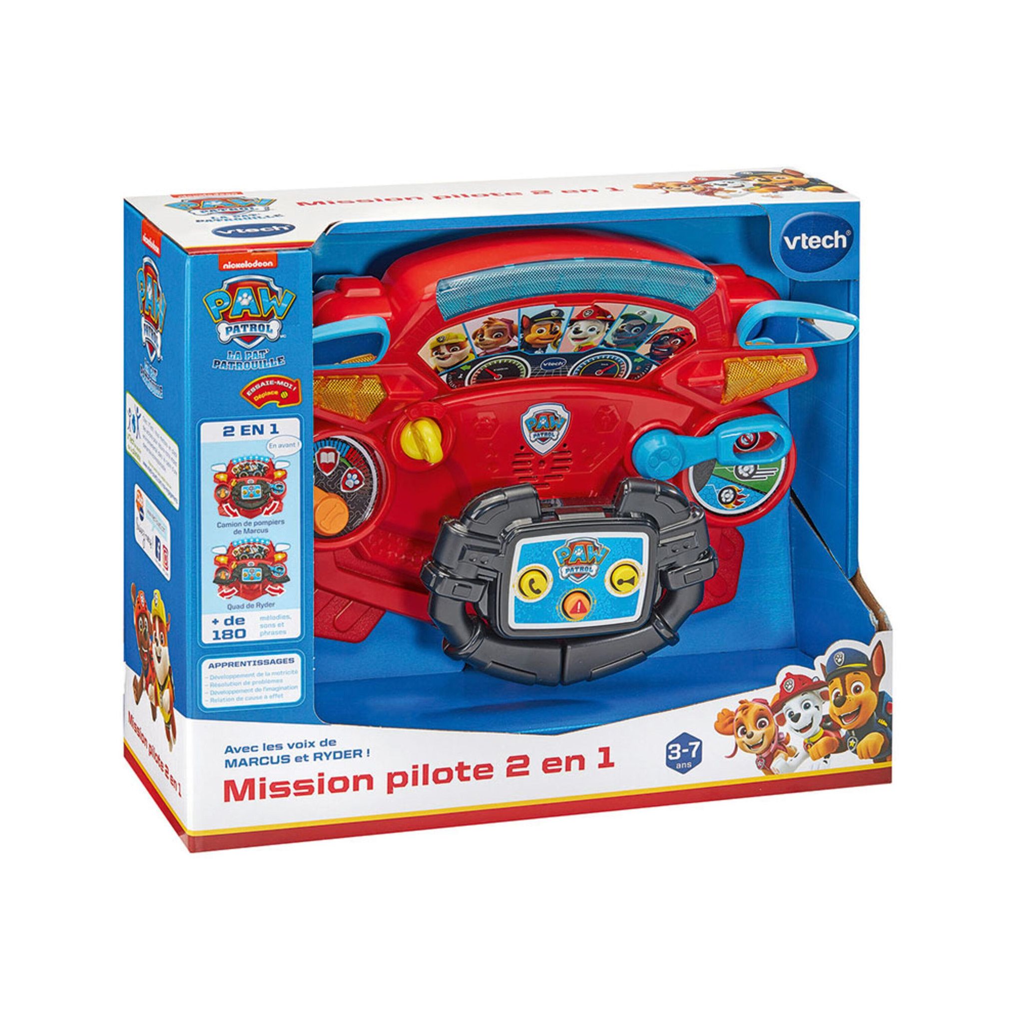 Voir la diapositive 5 : VTECH Mission Pilote Pat Patrouille - jeu Interactif