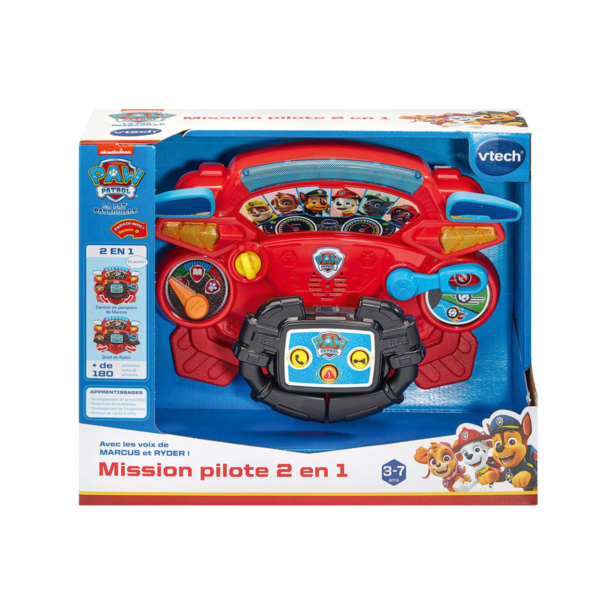 Voir la diapositive 6 : VTECH Mission Pilote Pat Patrouille - jeu Interactif