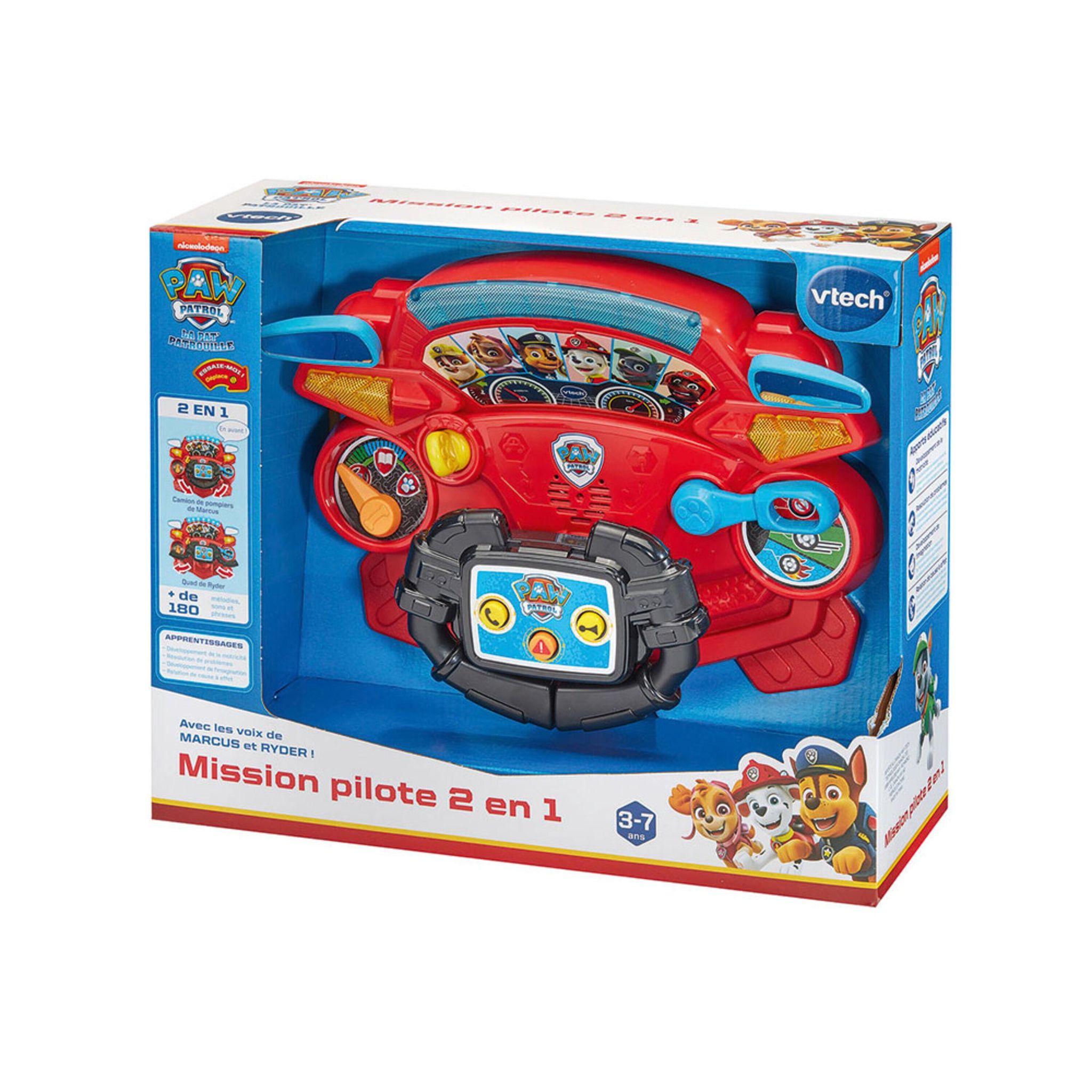 Voir la diapositive 7 : VTECH Mission Pilote Pat Patrouille - jeu Interactif