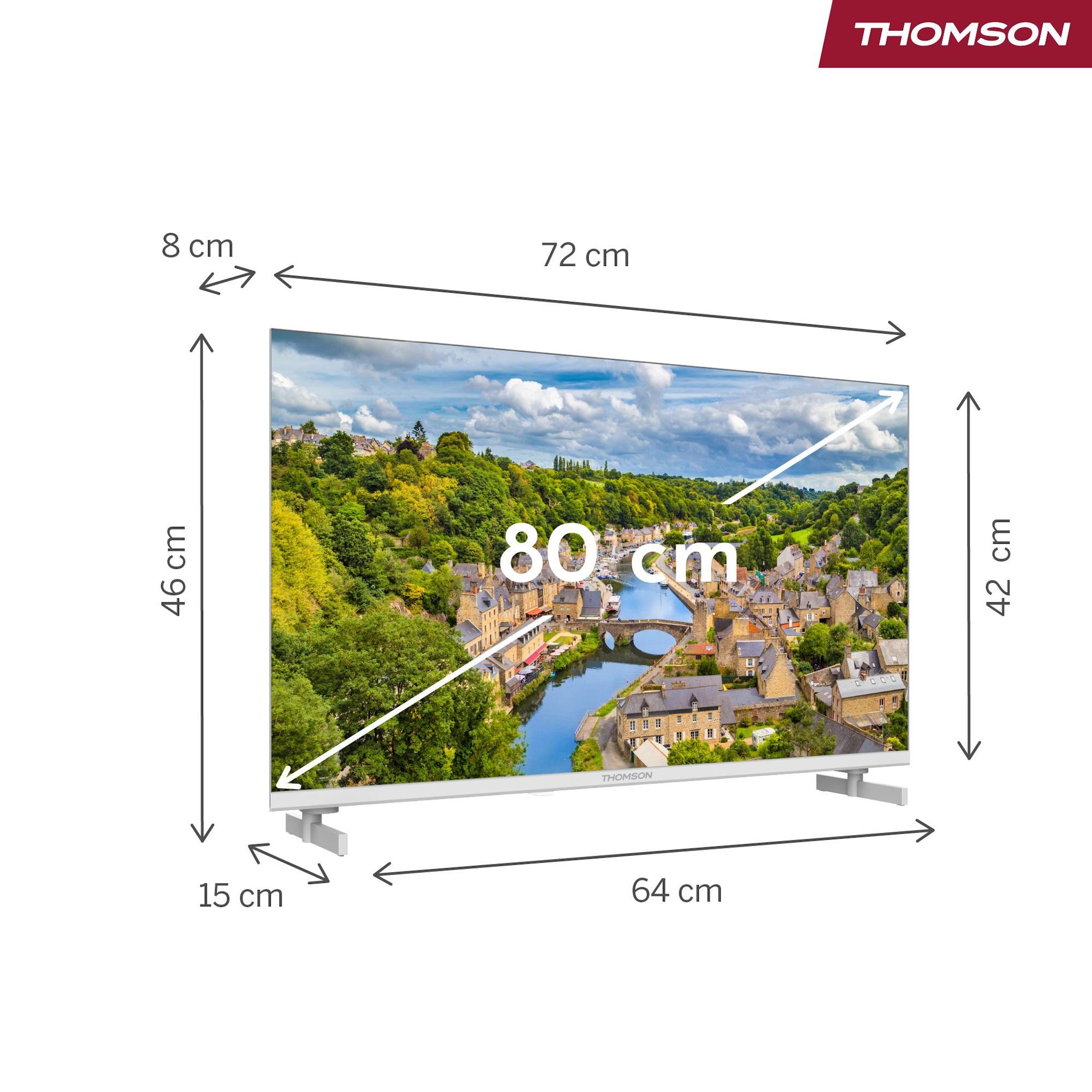 Voir la diapositive 7 : THOMSON TV FHD QLED 32FQG3S15CW 2026