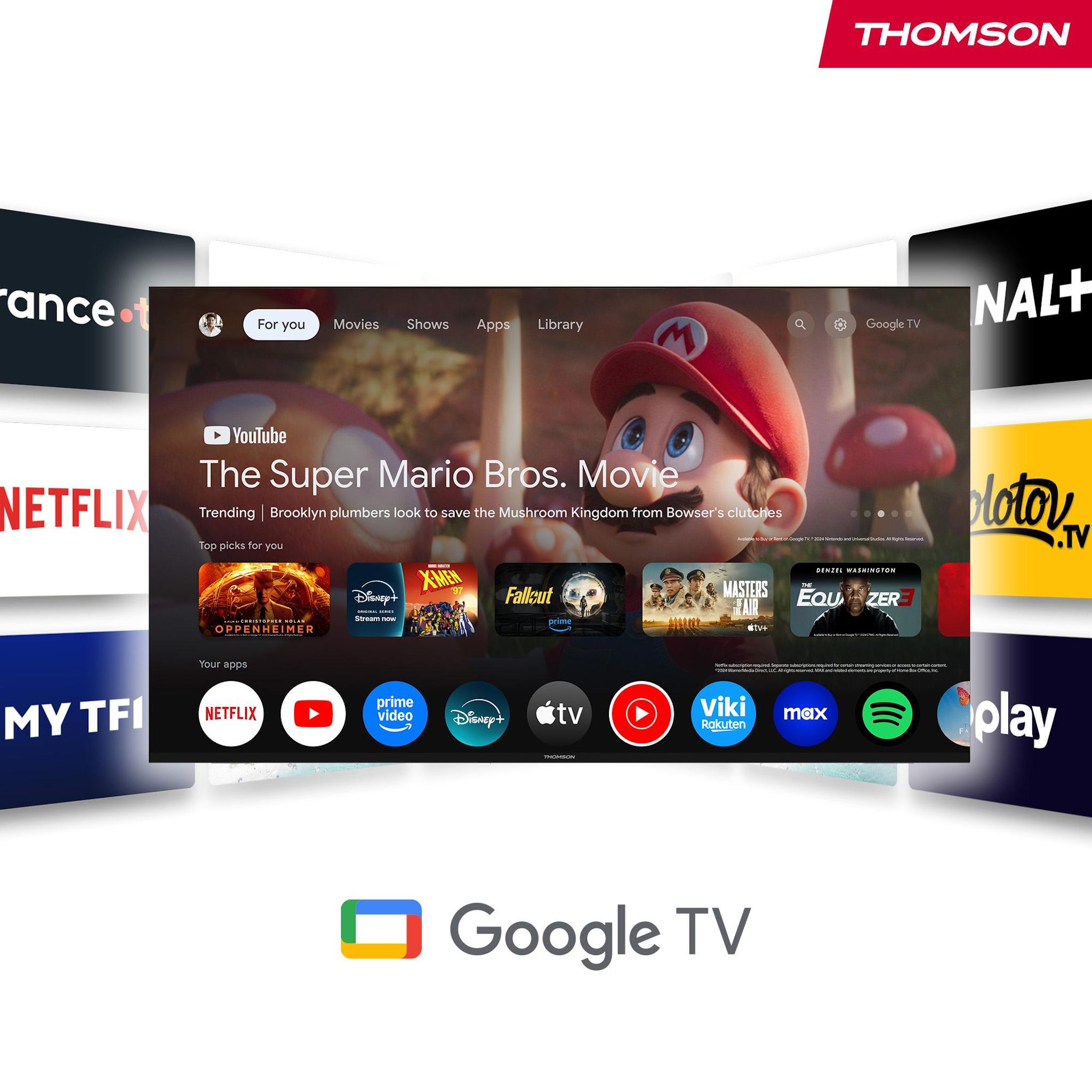Voir la diapositive 10 : THOMSON TV FHD QLED 32FQG3S15CW 2026