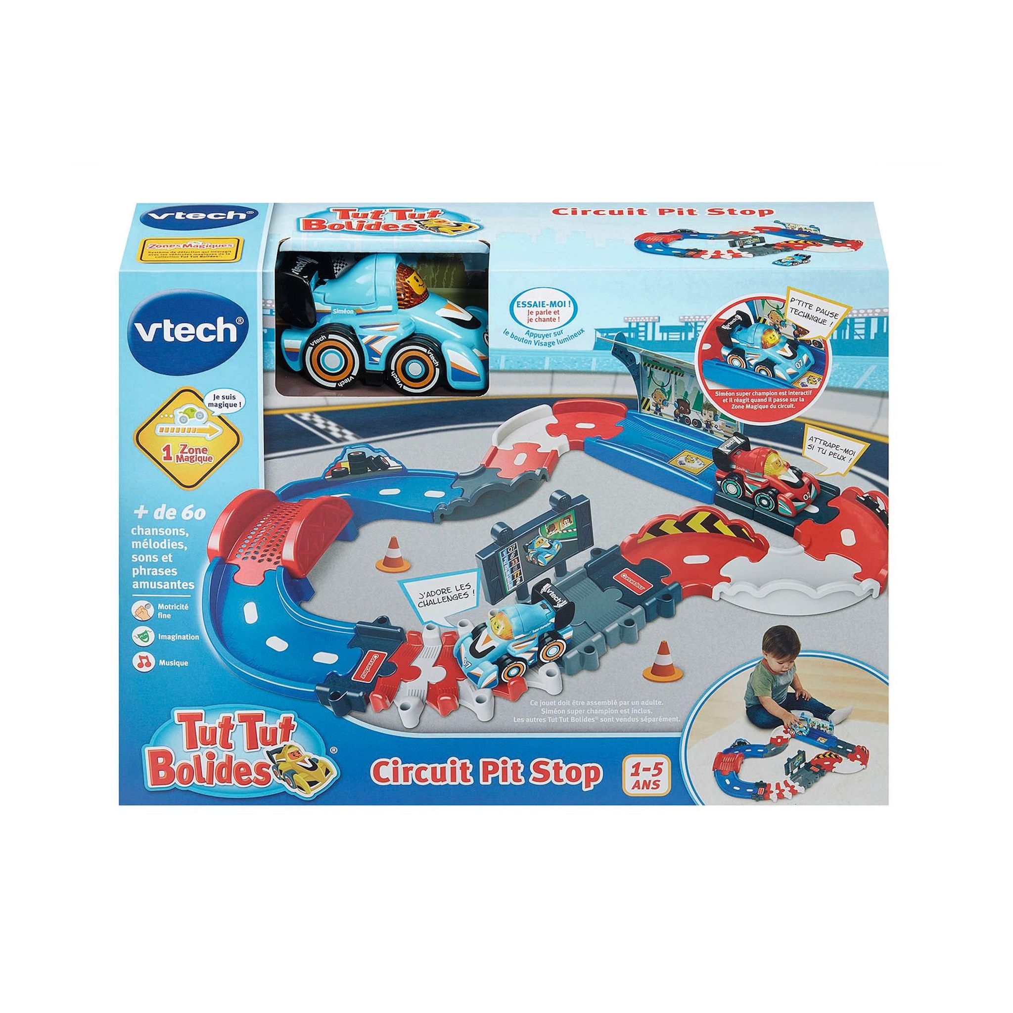 Voir la diapositive 4 : VTECH Pit Stop+Simon Super Champion Tut Tut Bolides