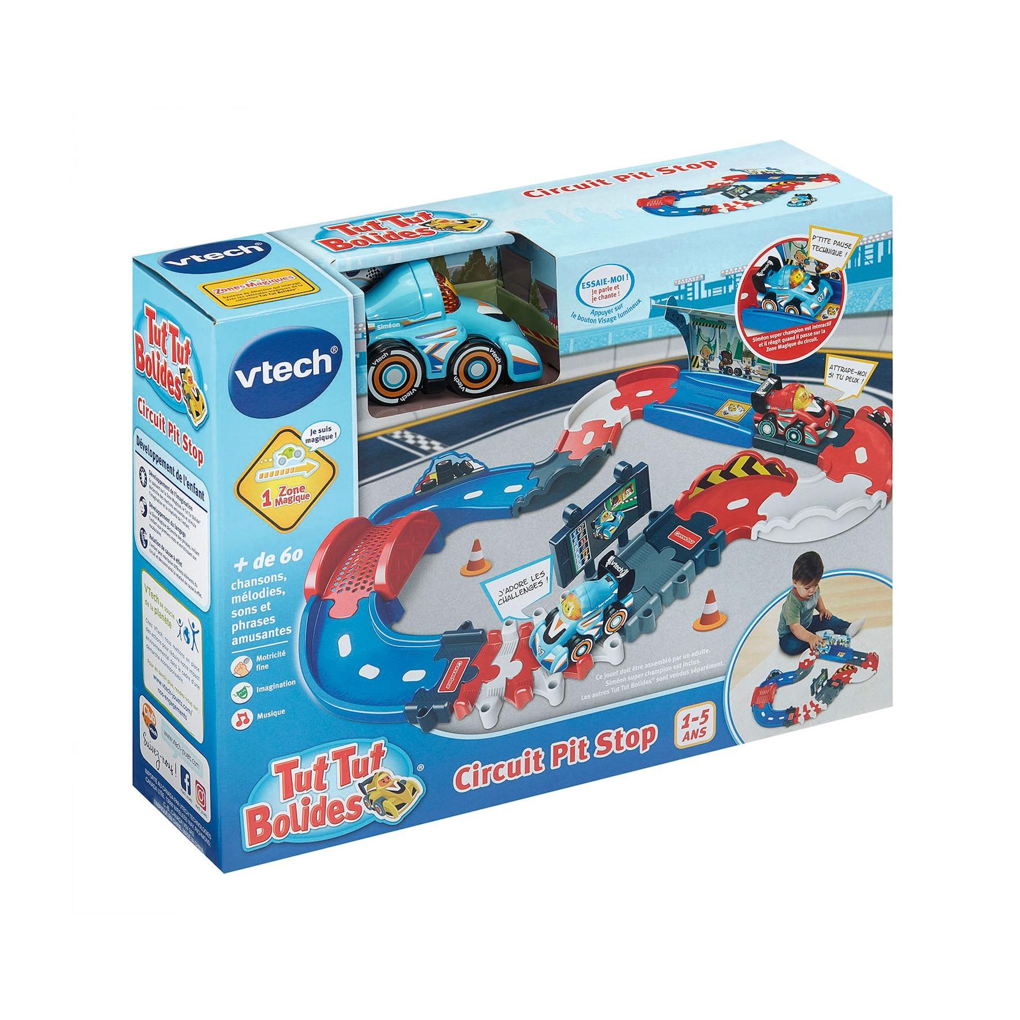 Voir la diapositive 5 : VTECH Pit Stop+Simon Super Champion Tut Tut Bolides