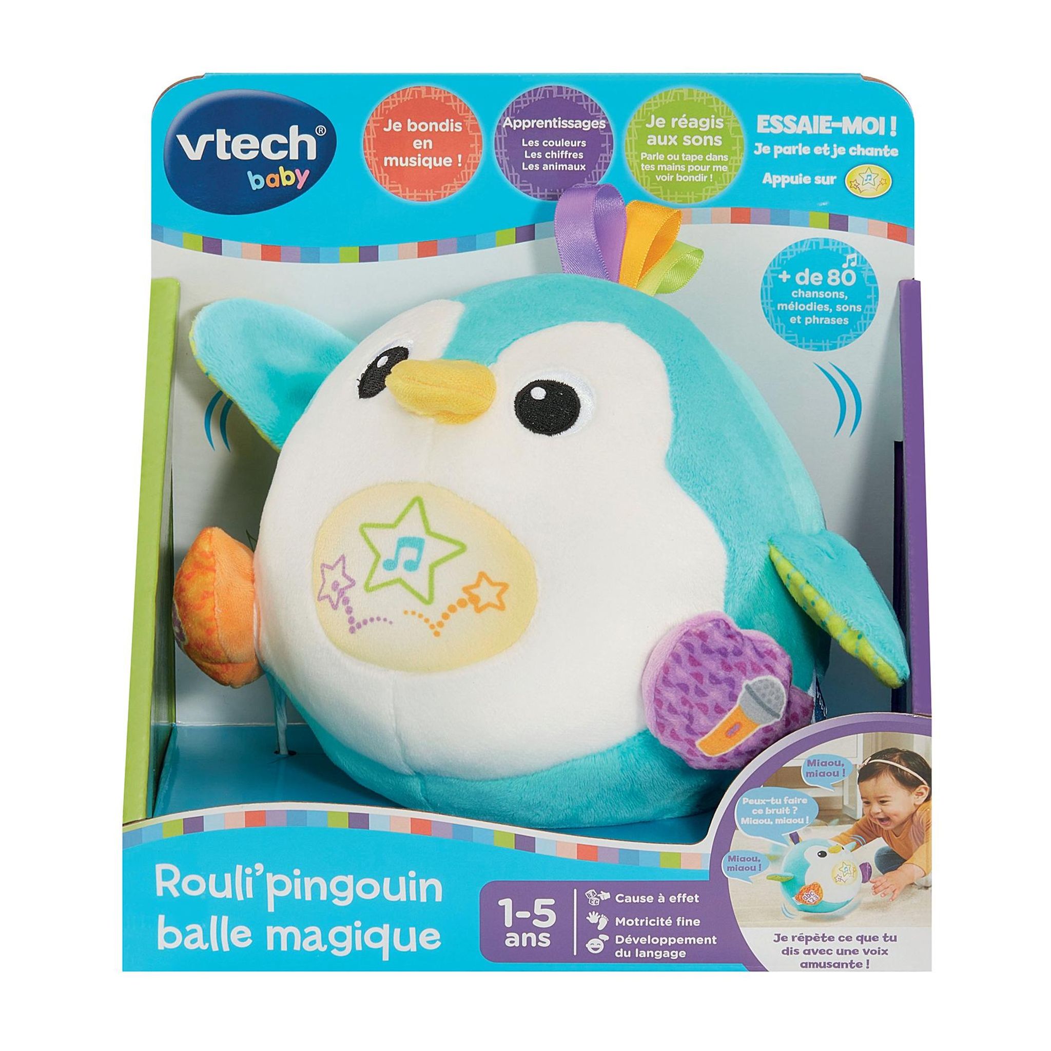 VTECH Rouli Pingouin balle