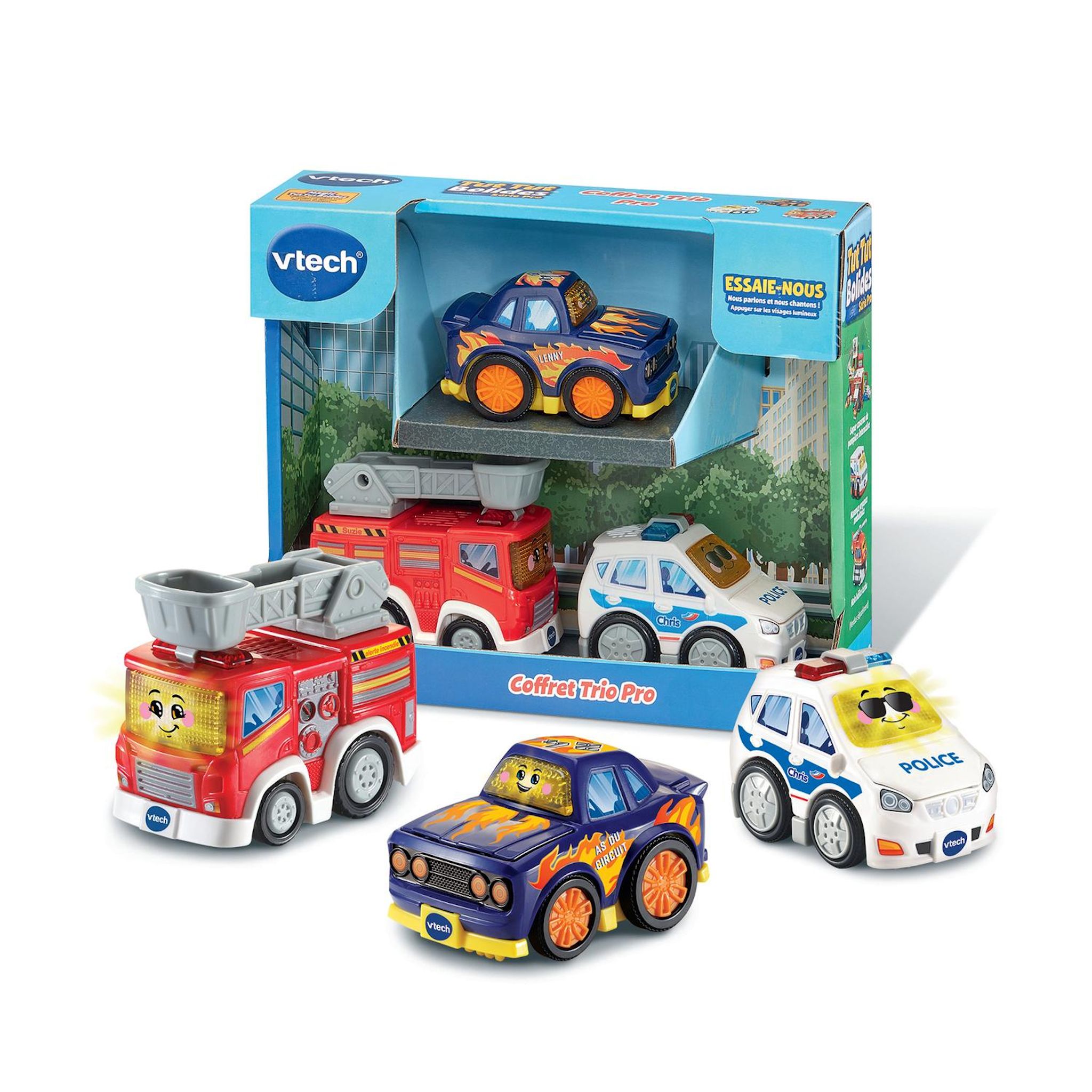 VTECH Coffret Trio Serie Pro Tut Tut Bolides