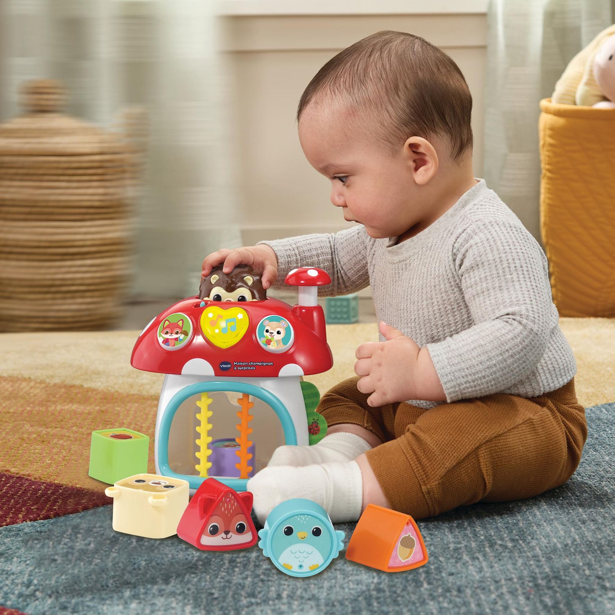 Voir la diapositive 4 : VTECH Maison champignon à surprises